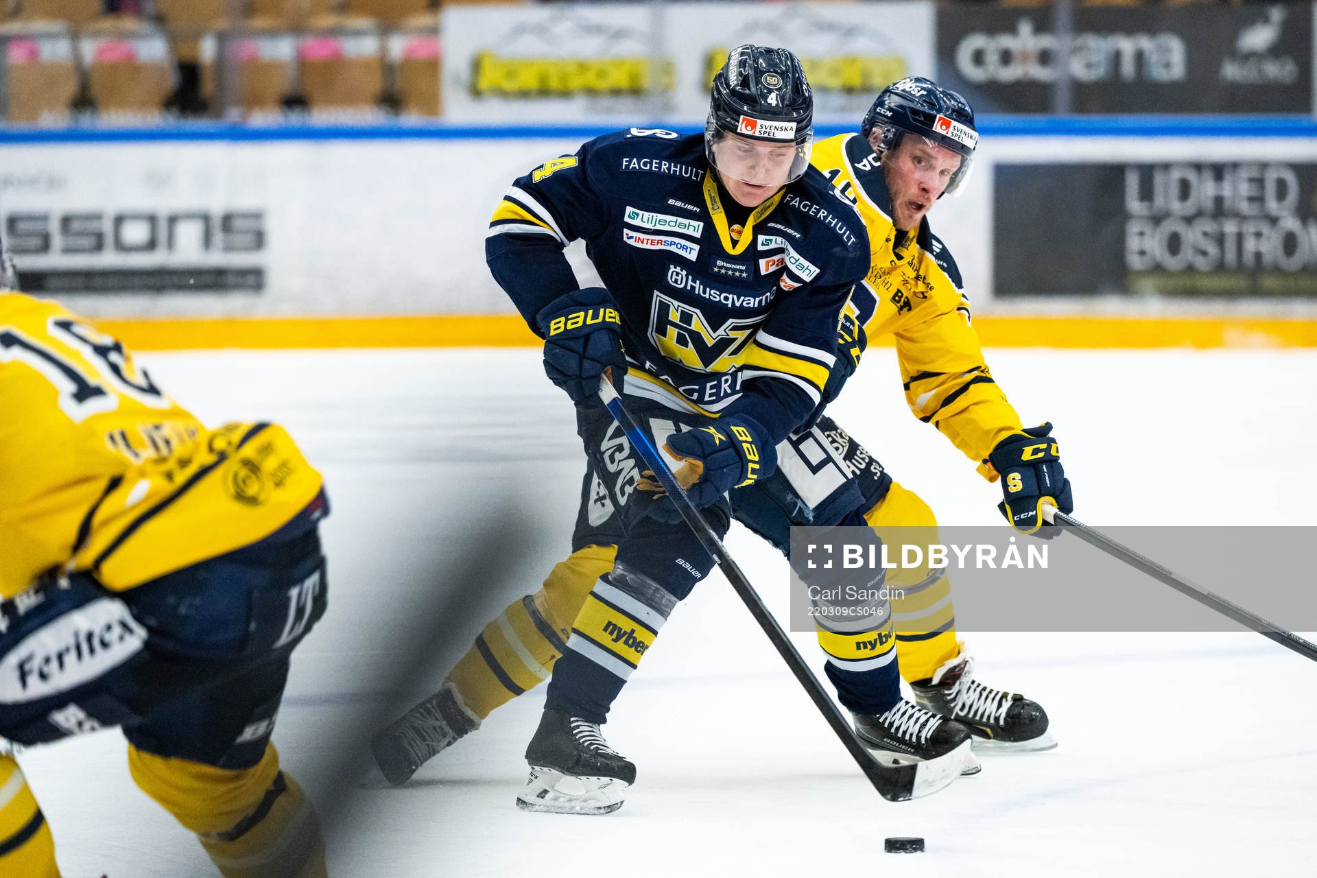s Emil Andrae och Södertäljes William Haag