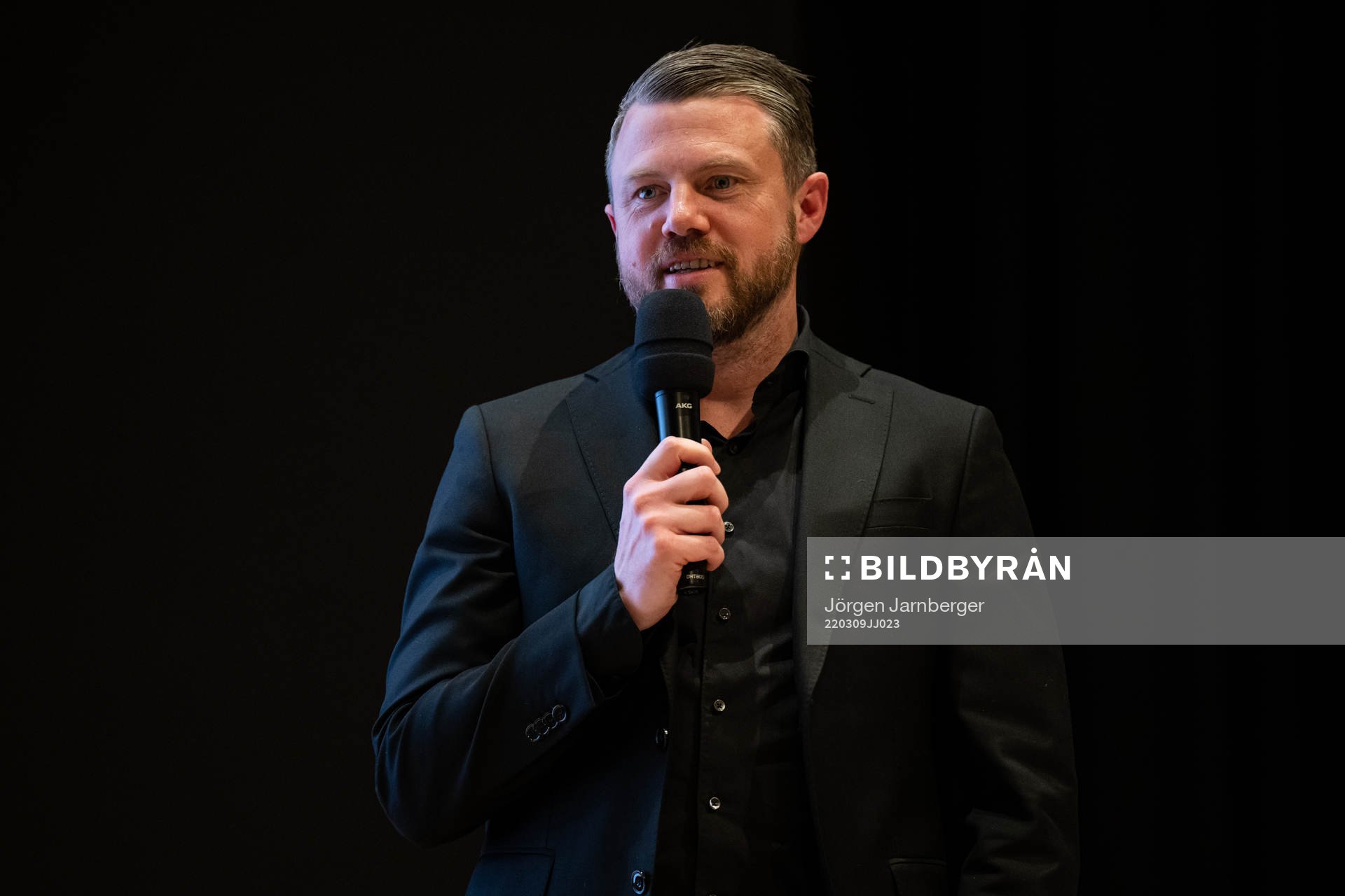 Herrlagets manager Jimmy Thelin under årsmöte med Elfsborg den 9 mars 2022 i Borås. 