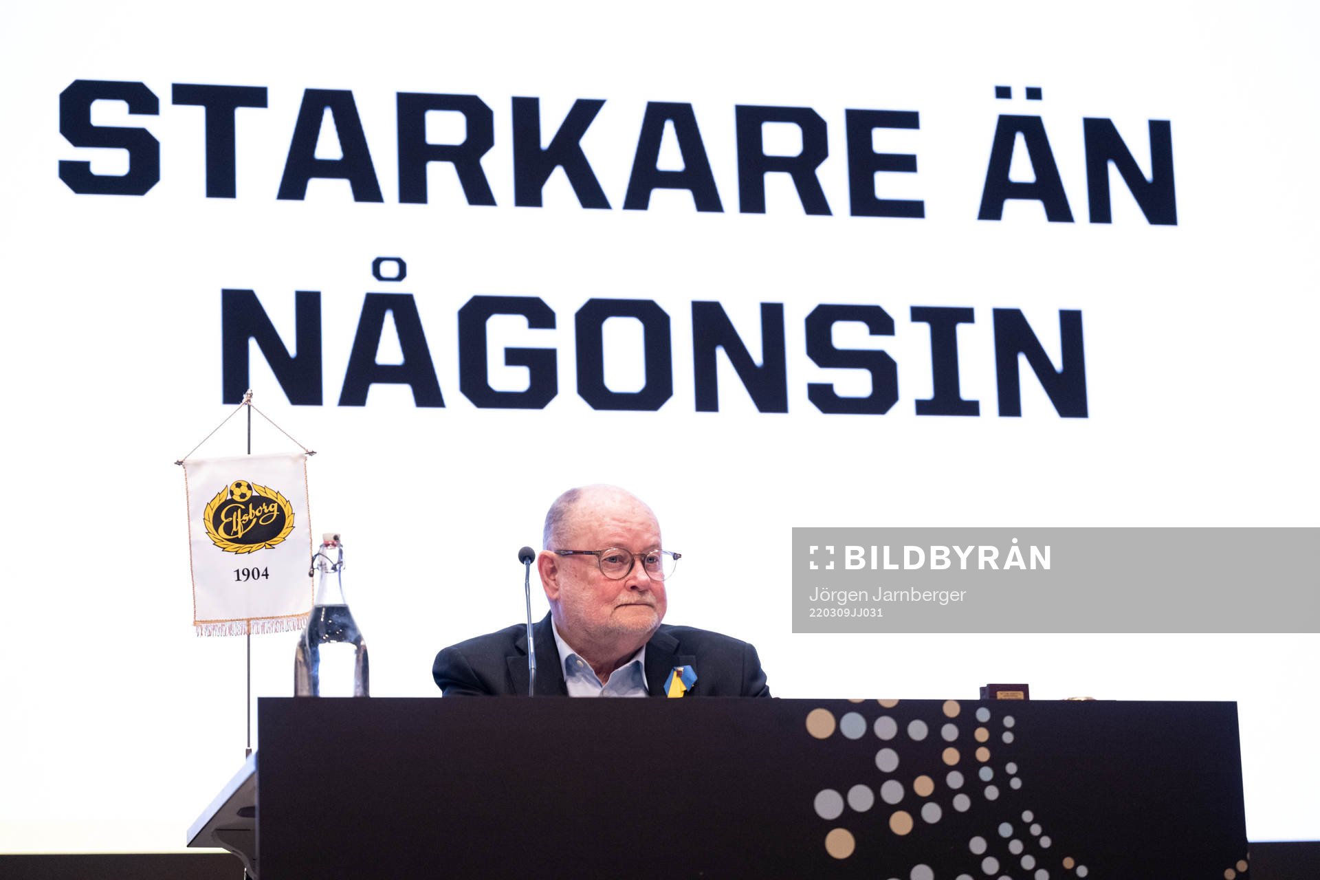 Årsmötets ordförande Per-Olof Höög