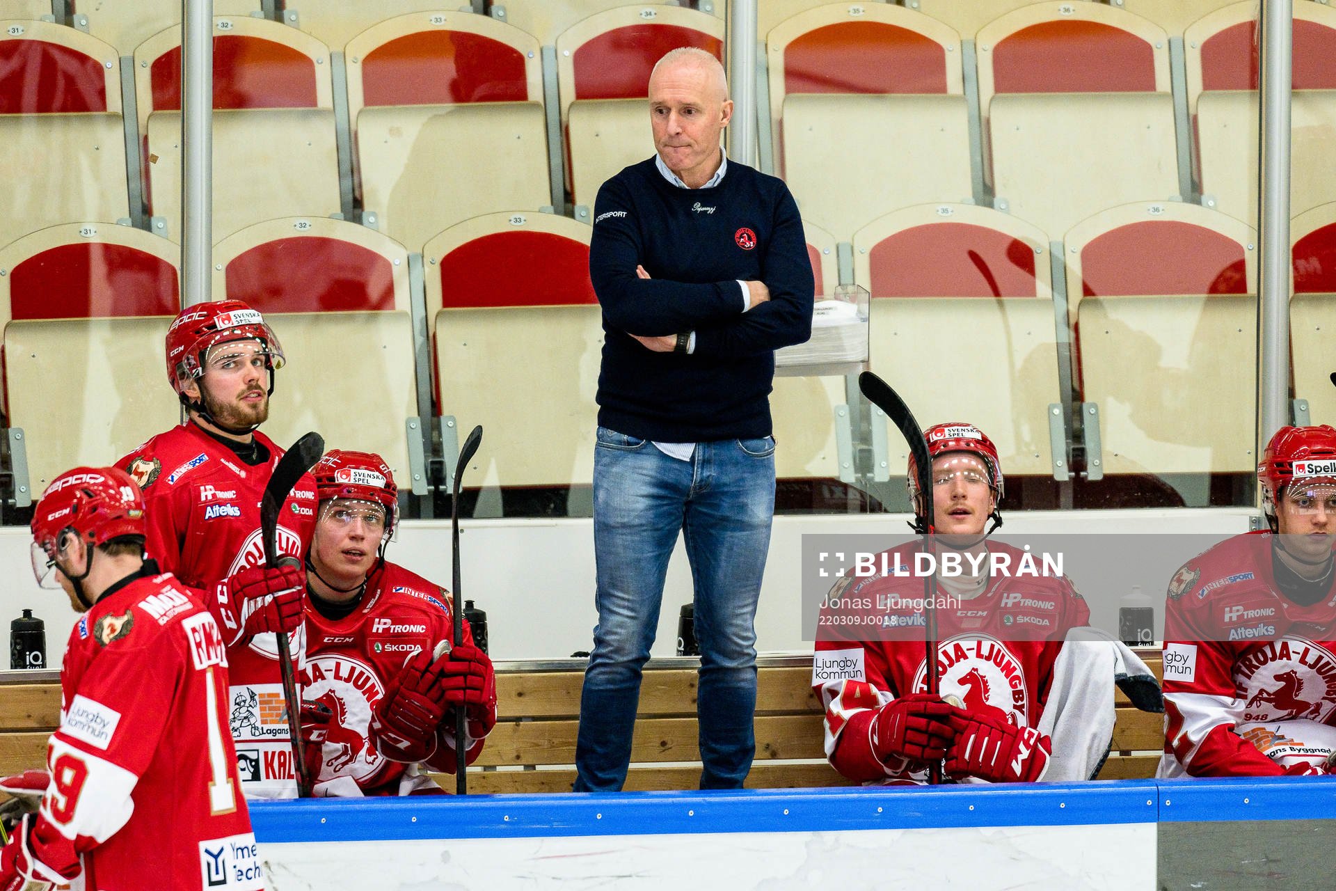 Troja/Ljungbys tränare Roger Forsberg