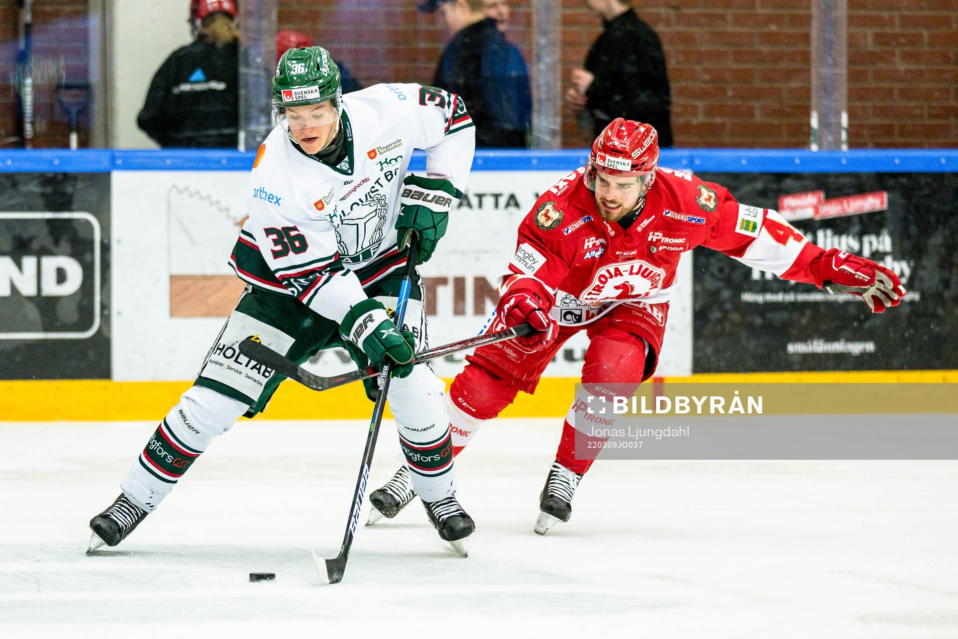 Tingsryds Leon Lerebäck och Troja/Ljungbys Arvid Degerstedt