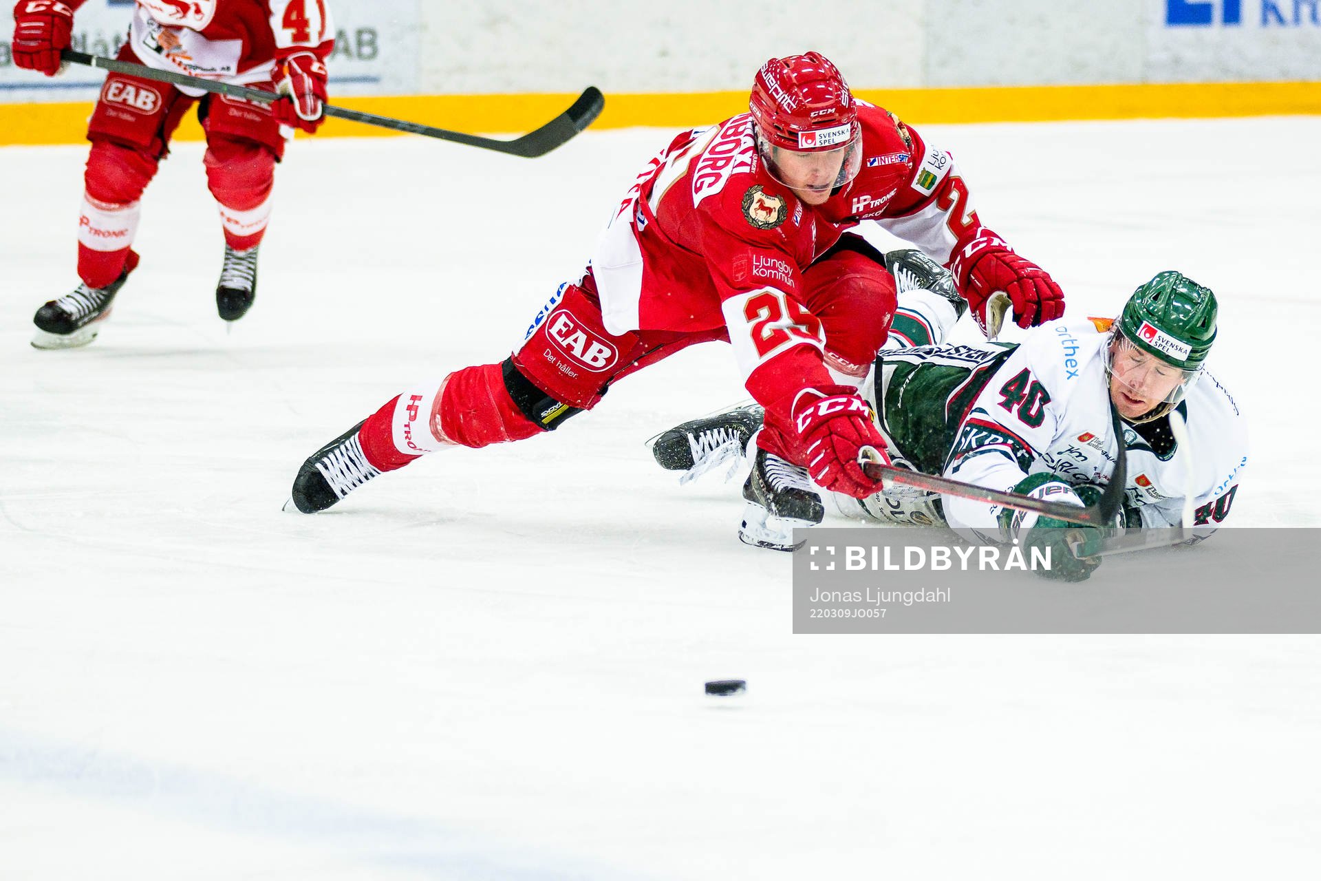 Troja/Ljungbys Victor Stjernborg  och Tingsryds Tobias