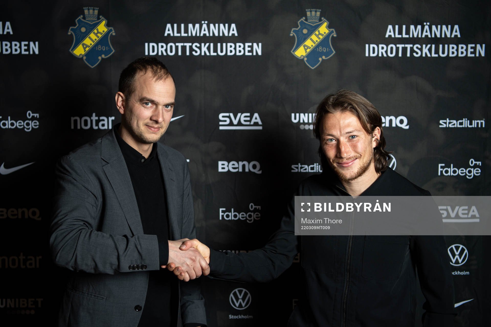 Sportchef Henrik Jurelius och Axel Björnström