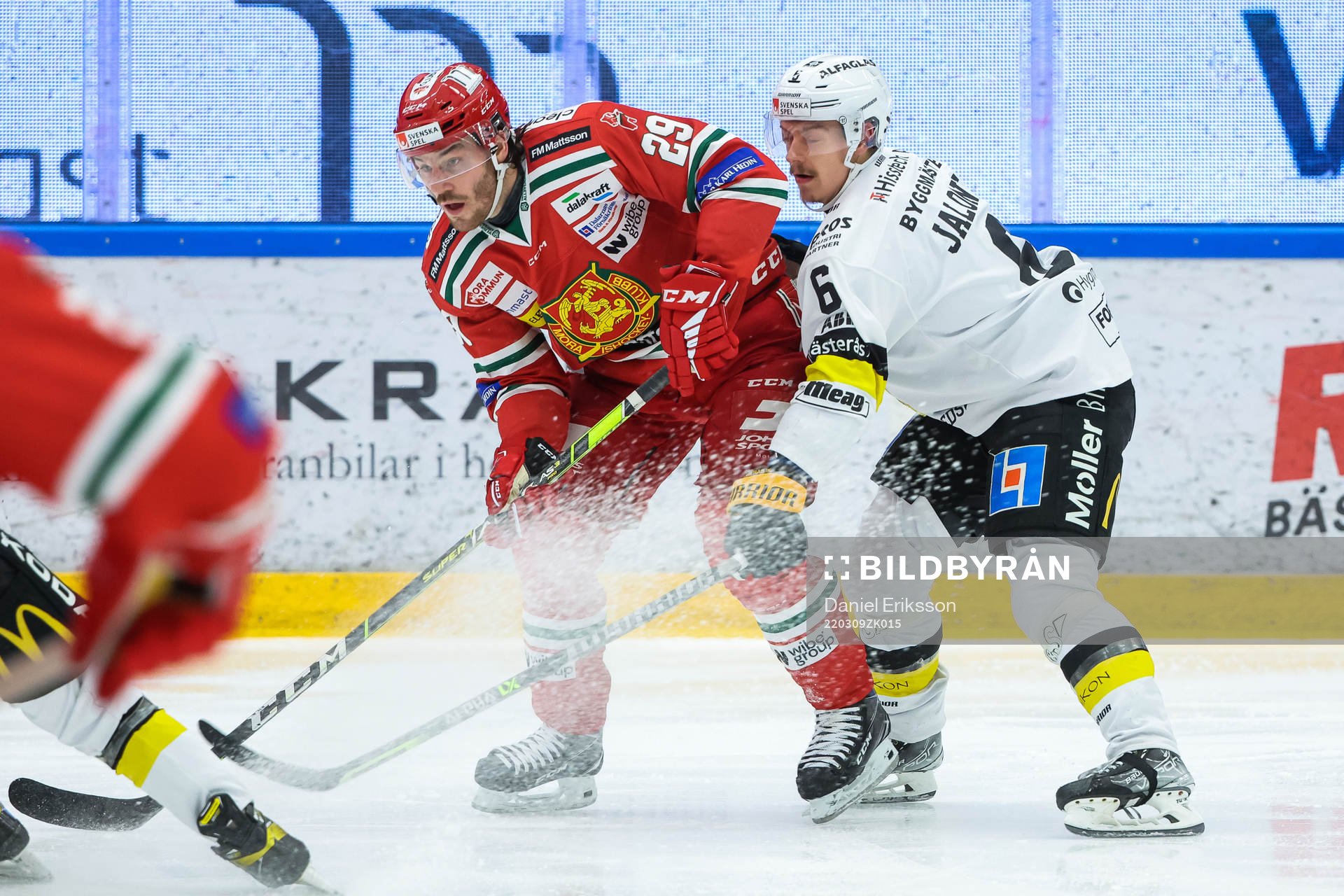Moras Johan Persson och Västerås Jimi Jalonen