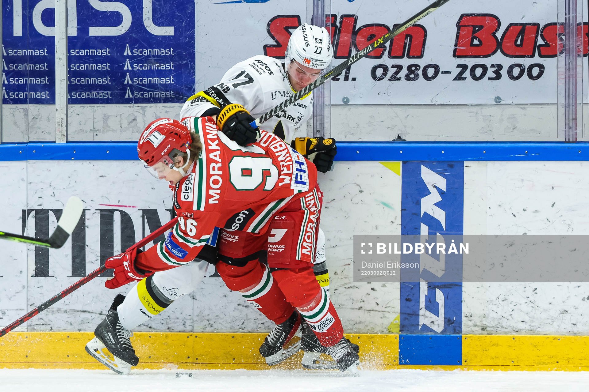Moras Lukas Wernblom och Västerås Ludvig Jardeskog