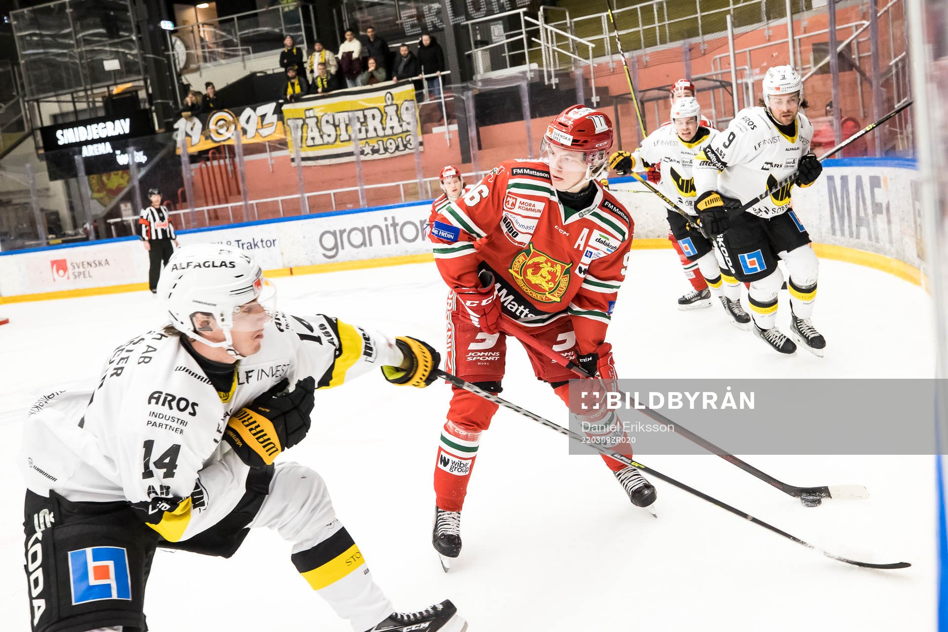 Västerås Jesper Johansson och Moras Lucas Wernblom