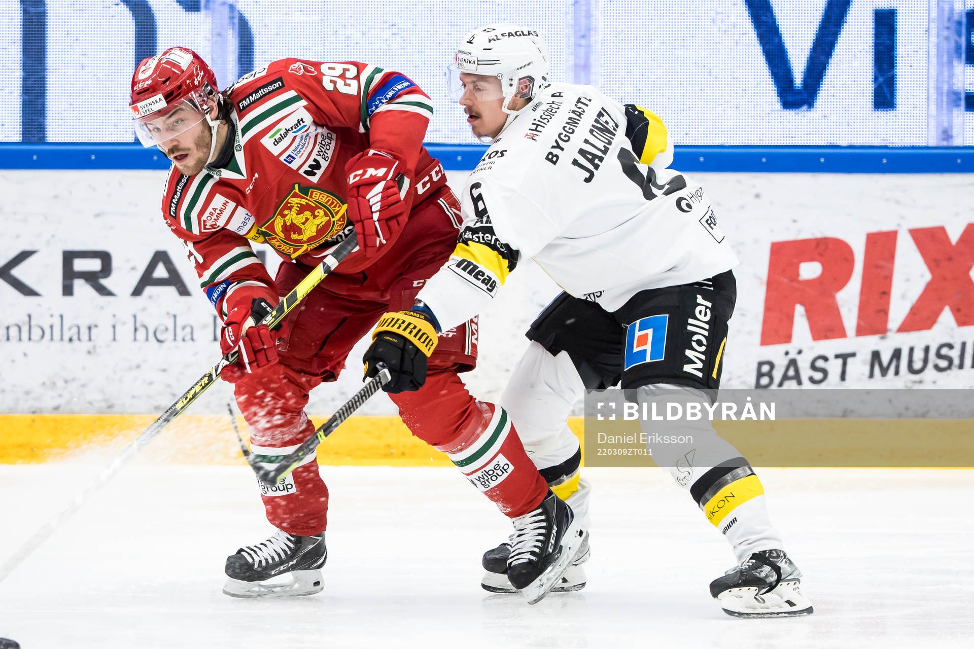 Moras Johan Persson och Västerås Jimi Jalonen