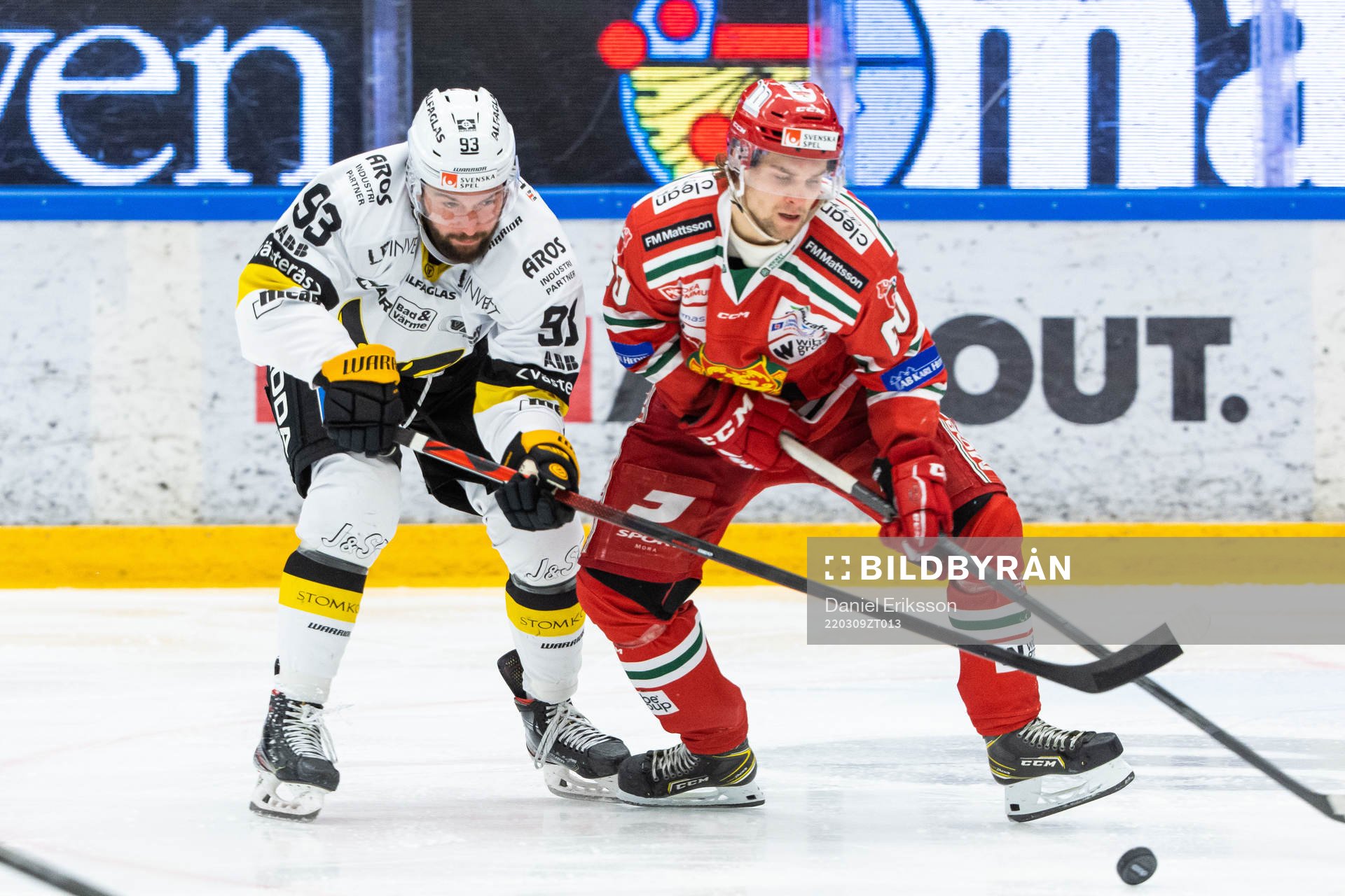 Västerås Ilya Arkalov och Moras Kalle Miketinac