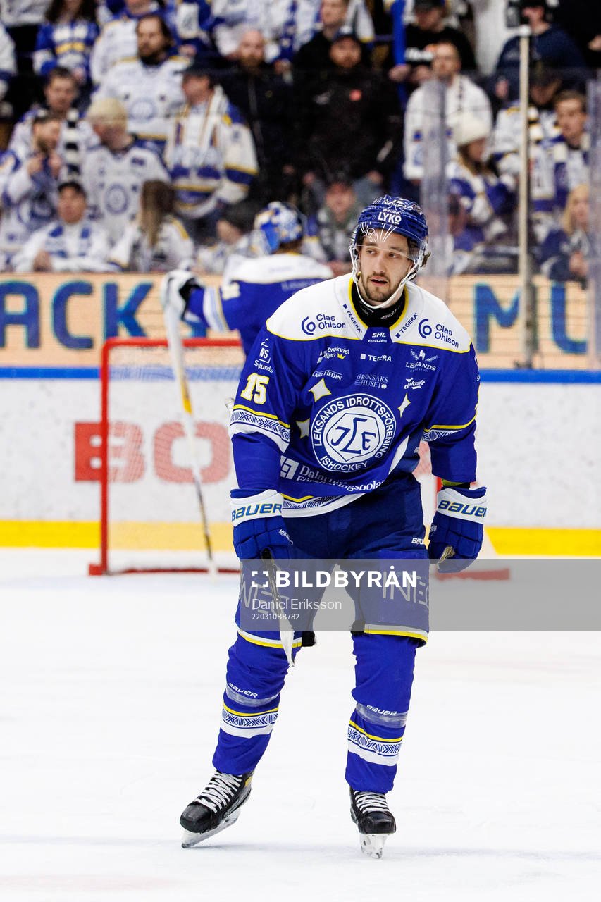 Leksands Max Veronneau deppar