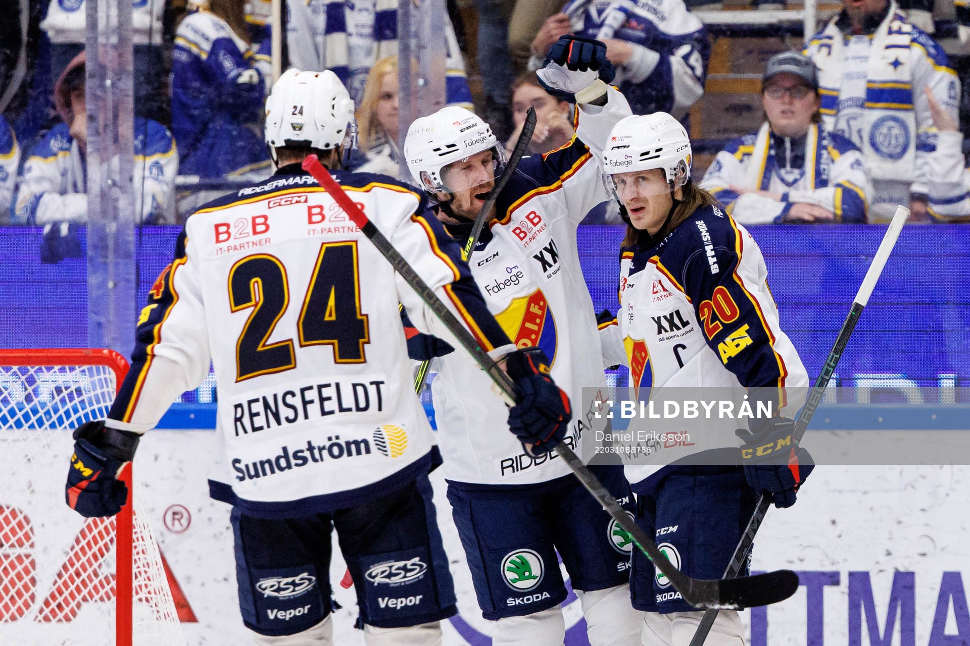 Djurgårdens Marcus Sörensen jublar