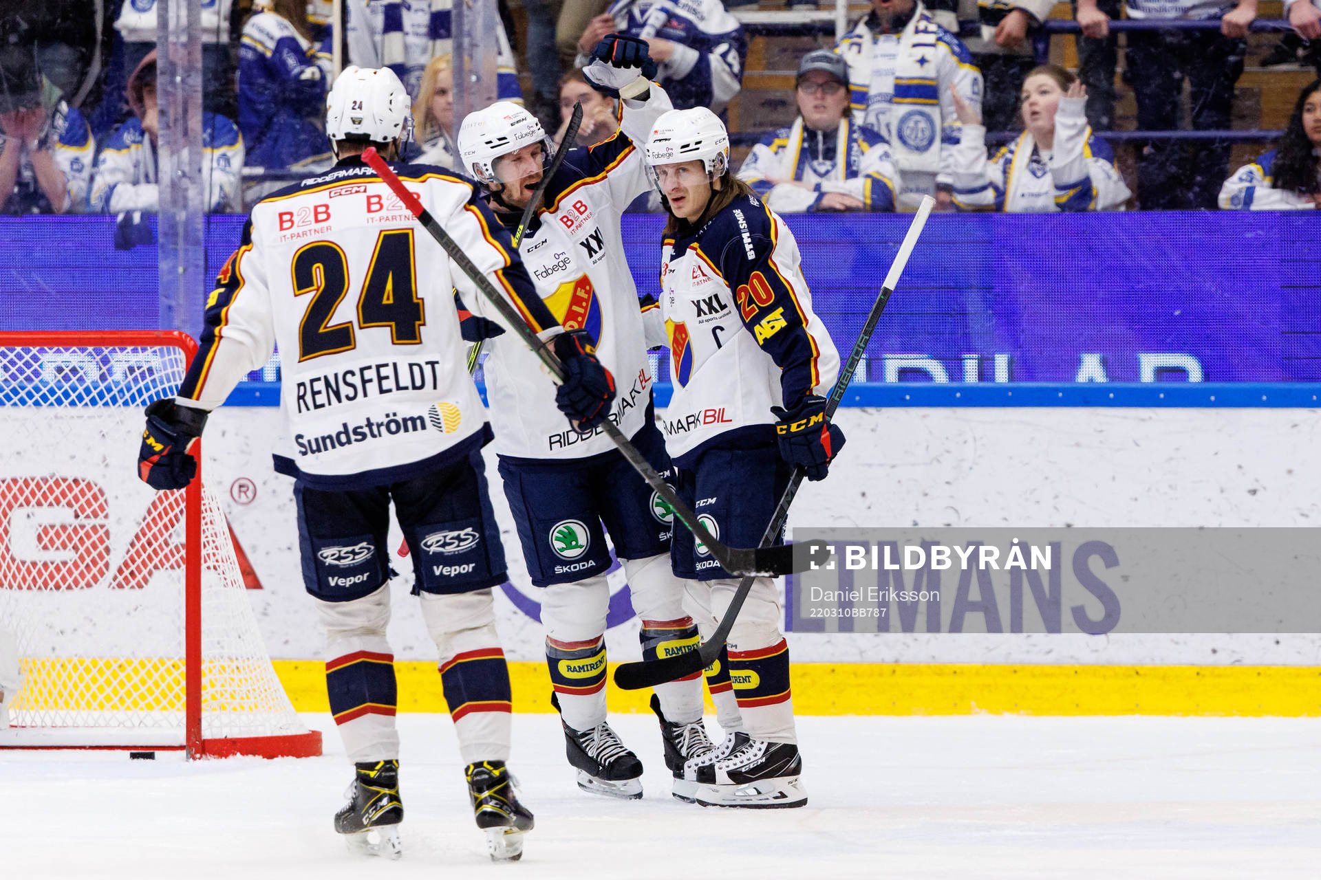 Djurgårdens Marcus Sörensen jublar