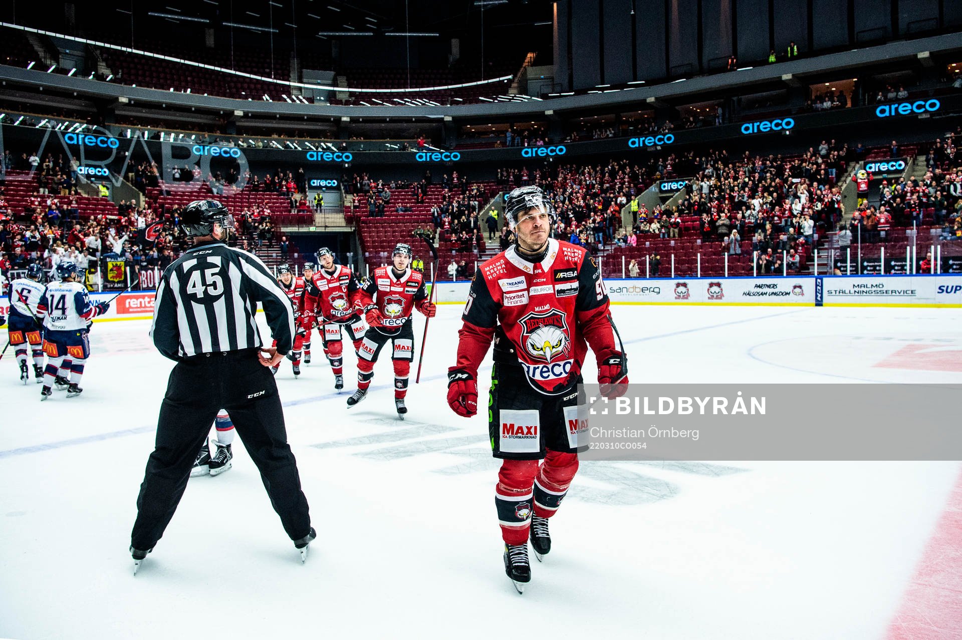 Malmö Redhawks Lance Bouma jublar