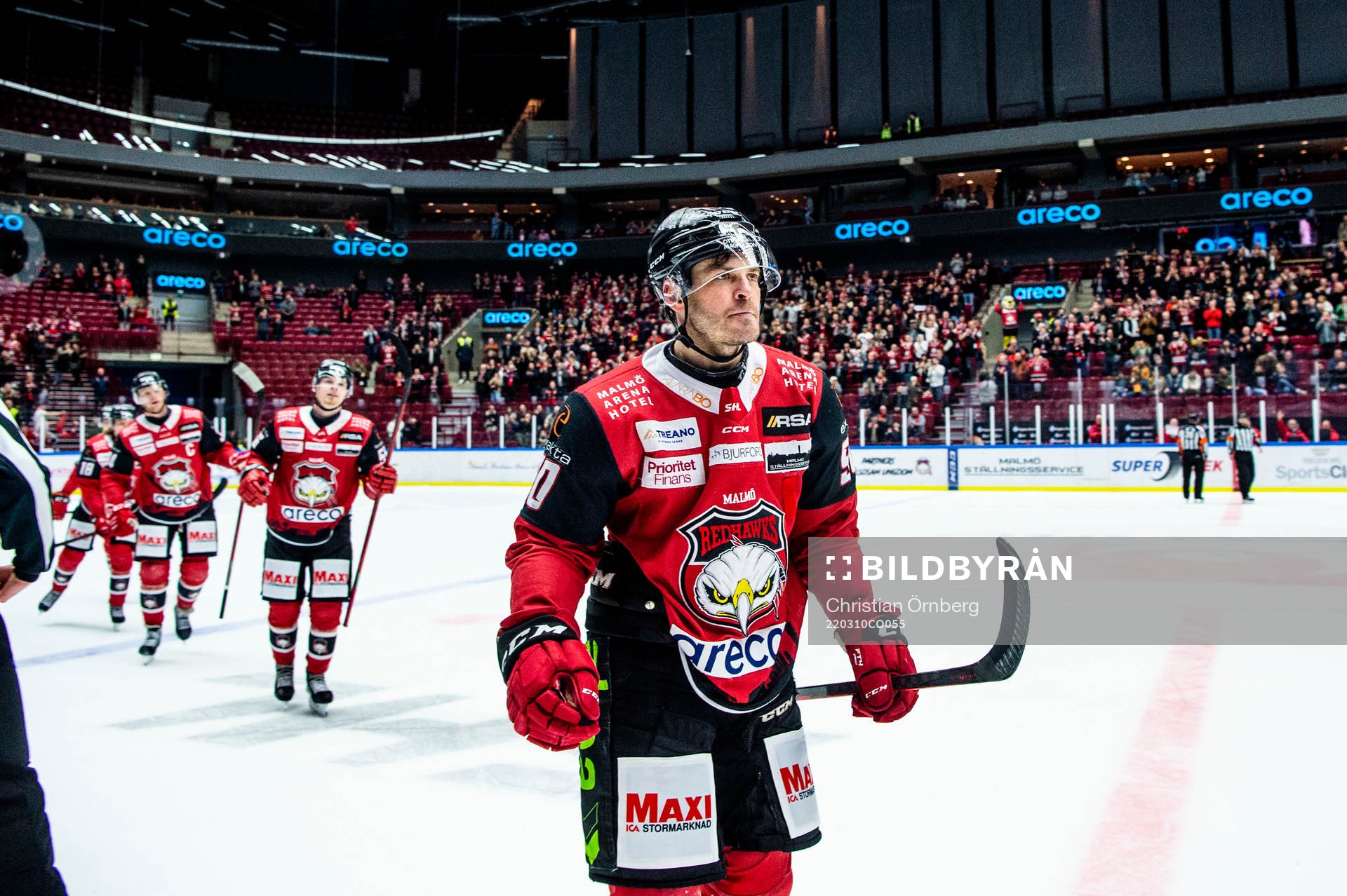 Malmö Redhawks Lance Bouma jublar