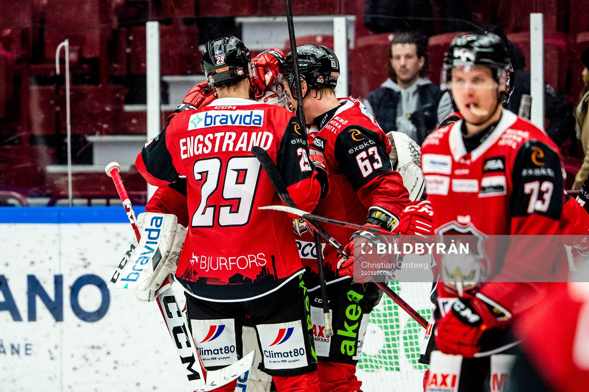 Malmö Redhawks Eric Engstrand och Fredrik Händemark
