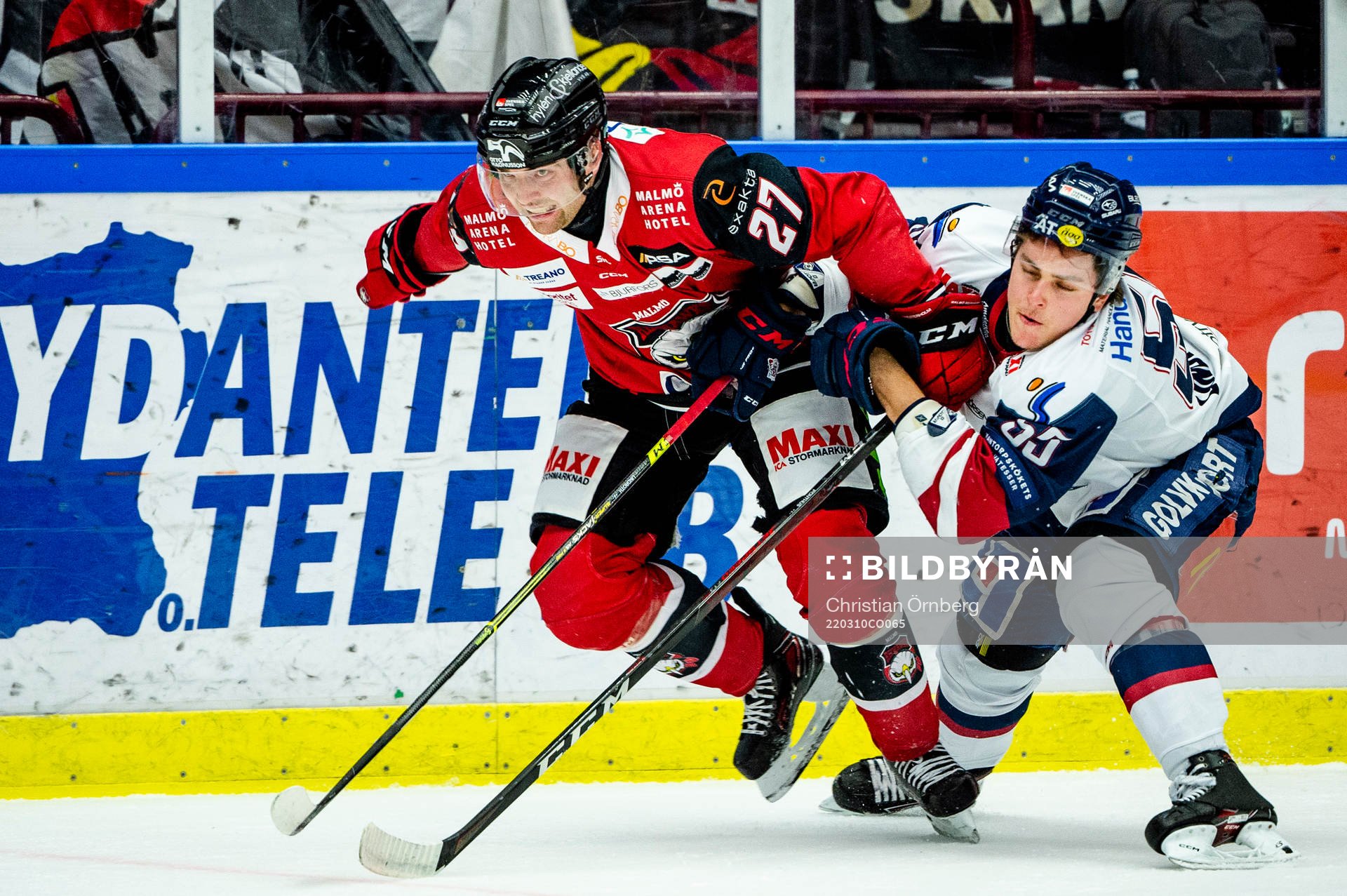 Malmö Redhawks Ponthus Westerholm mot Linköpings Max