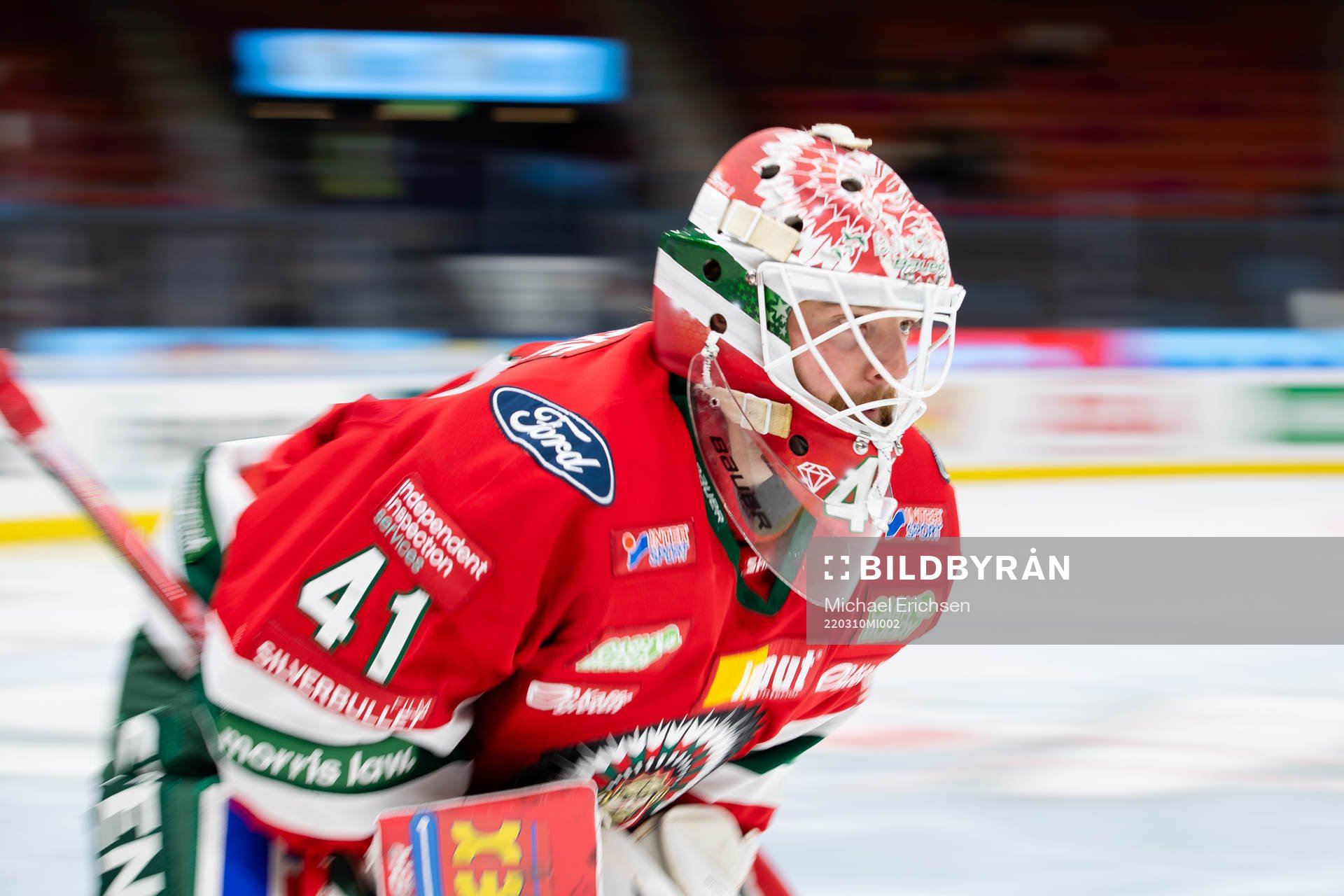 Frölundas målvakt Niklas Rubin