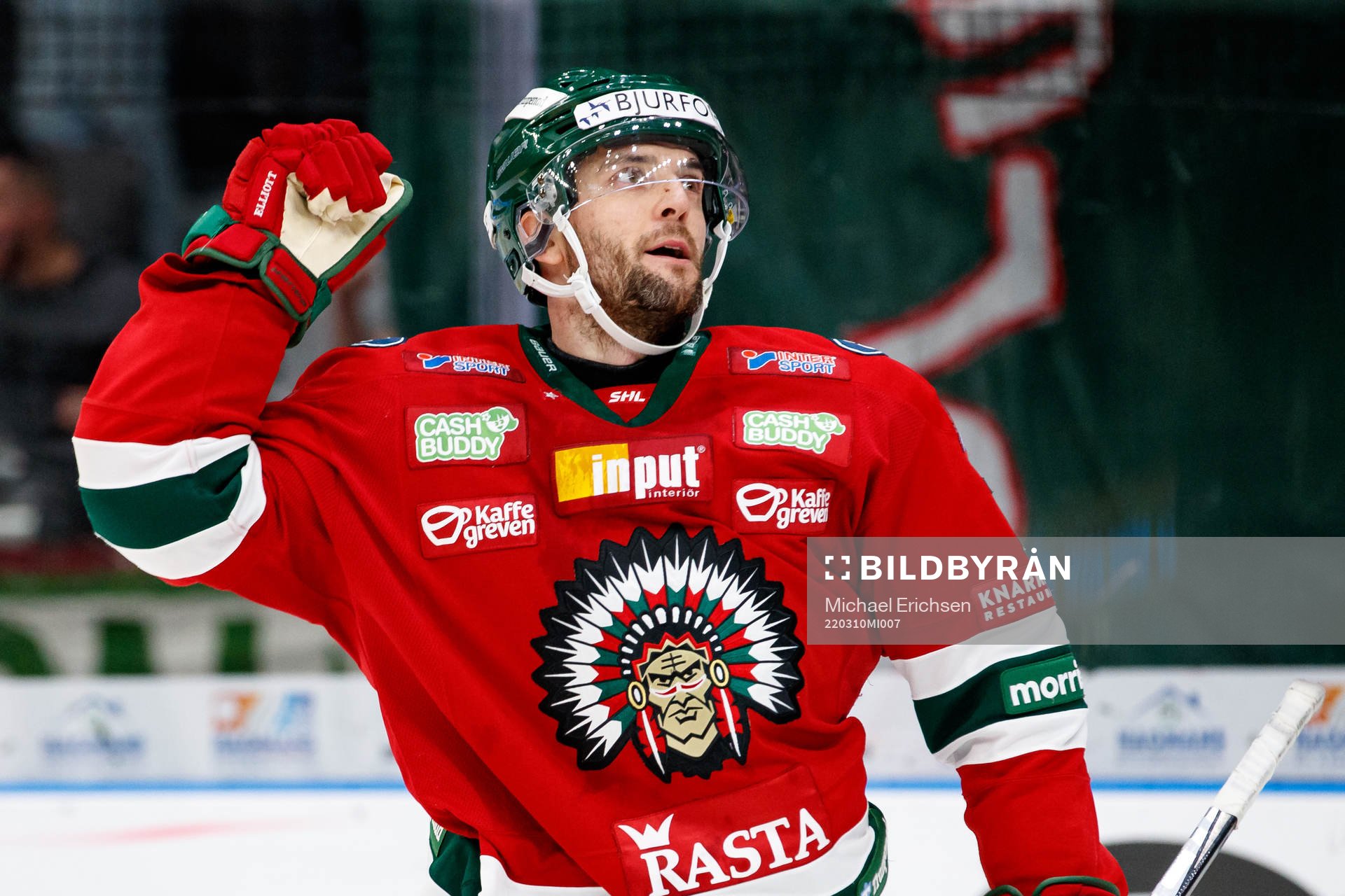 Frölundas Stefan Elliot jublar