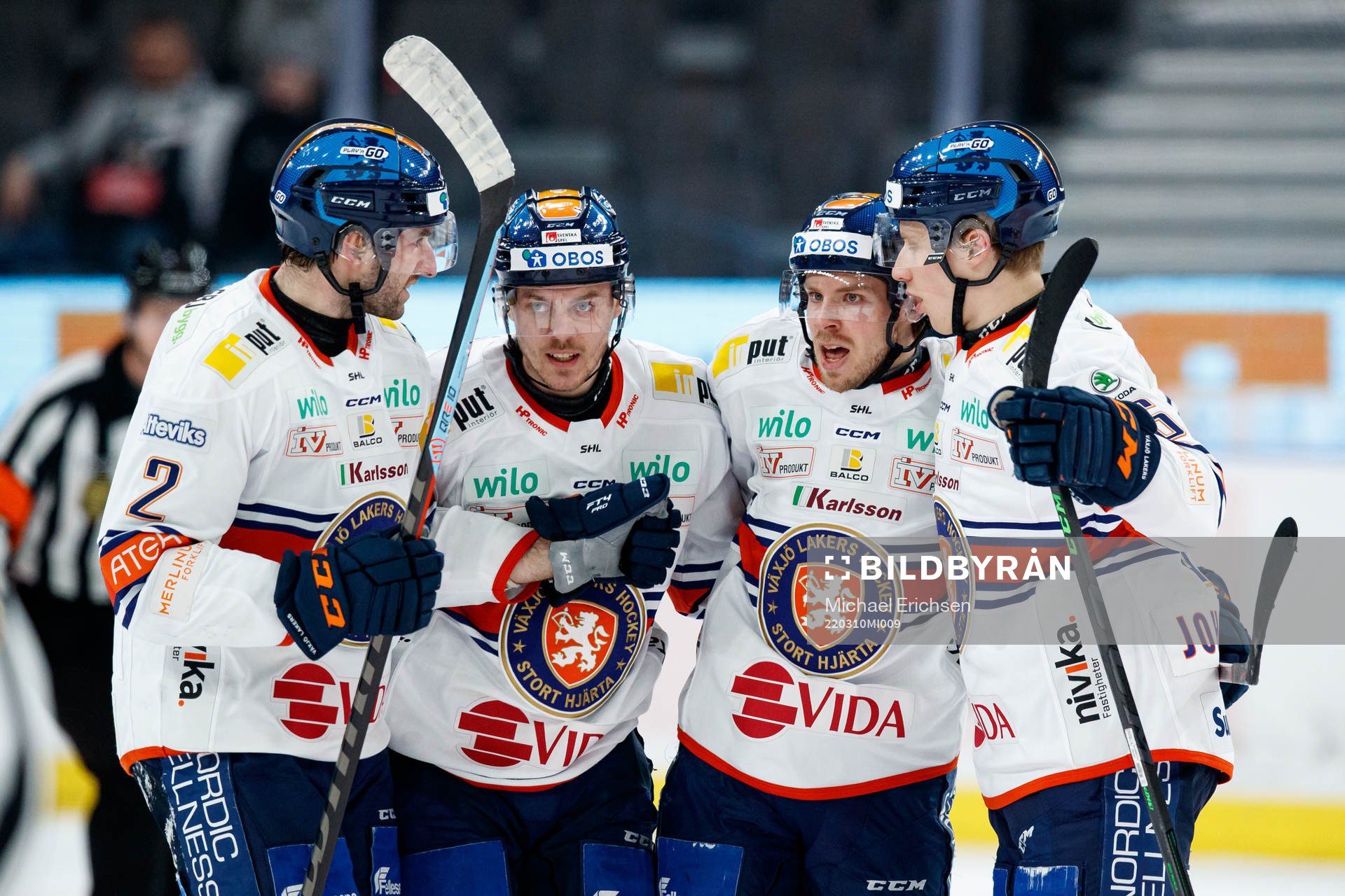 Växjös Emil Forslund jublar