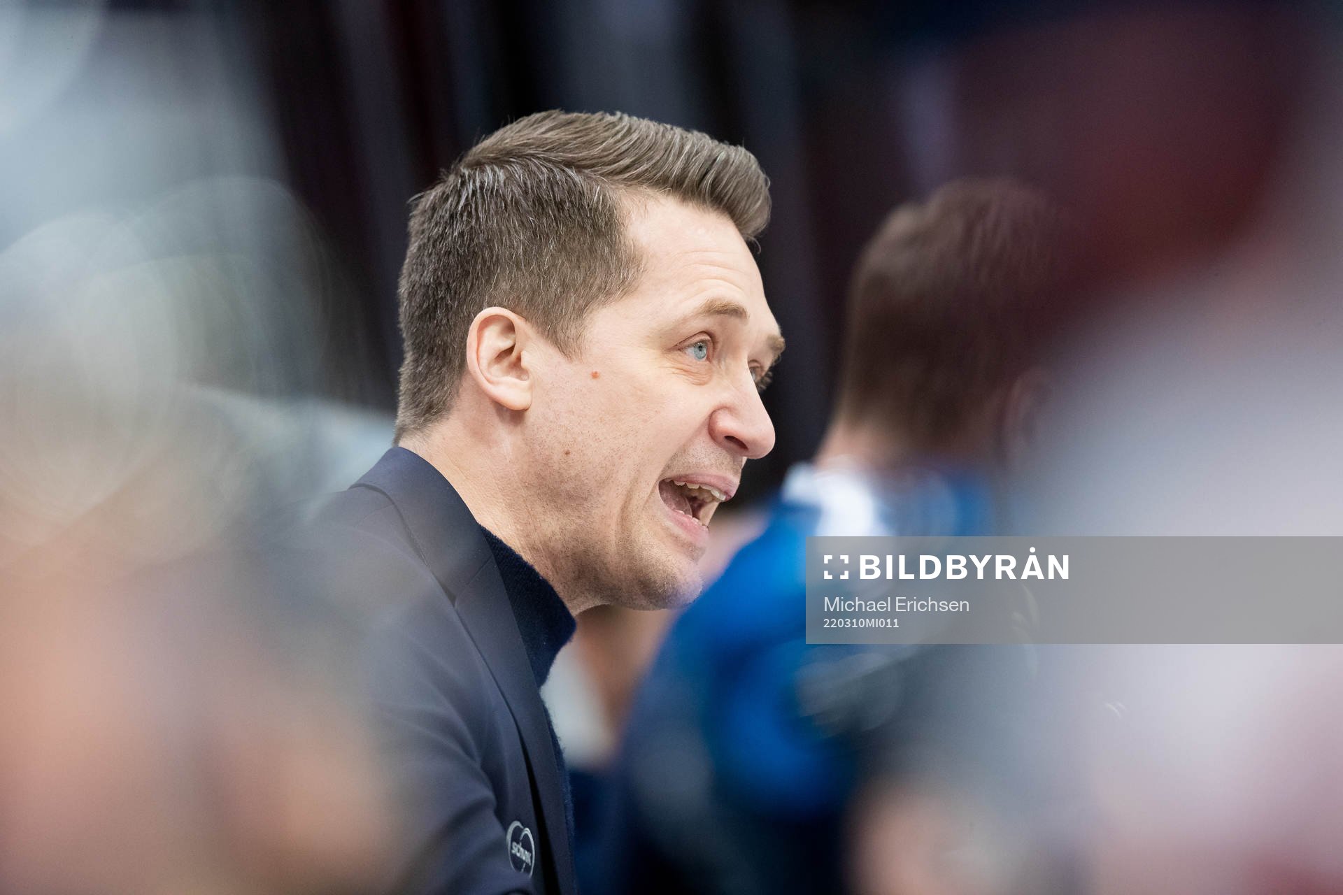 Växjös tränare Sam Hallam