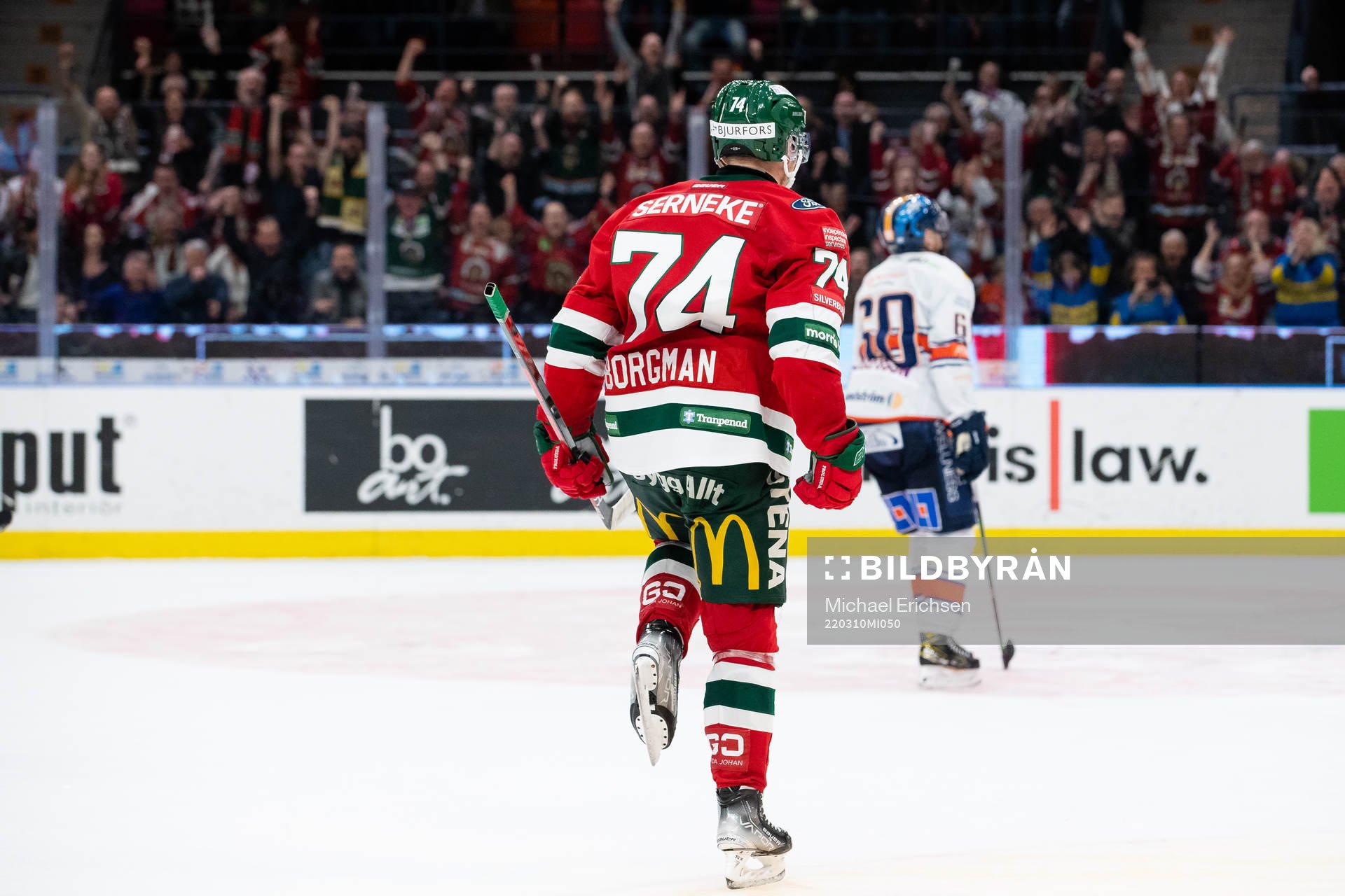 Frölundas Andreas Borgman jublar