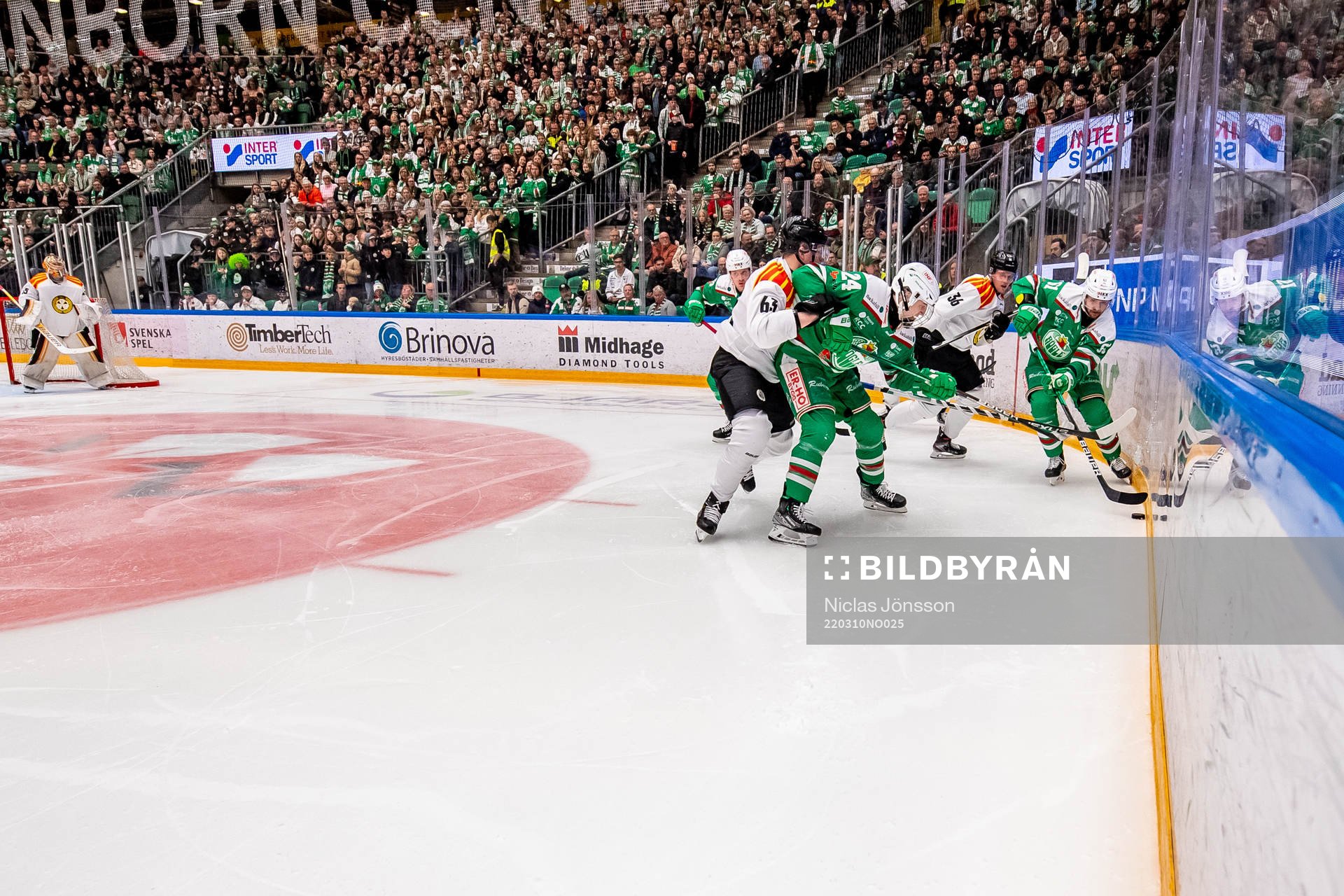 Brynäs Julius Bergman, Linus Ölund ikamp med Rögles