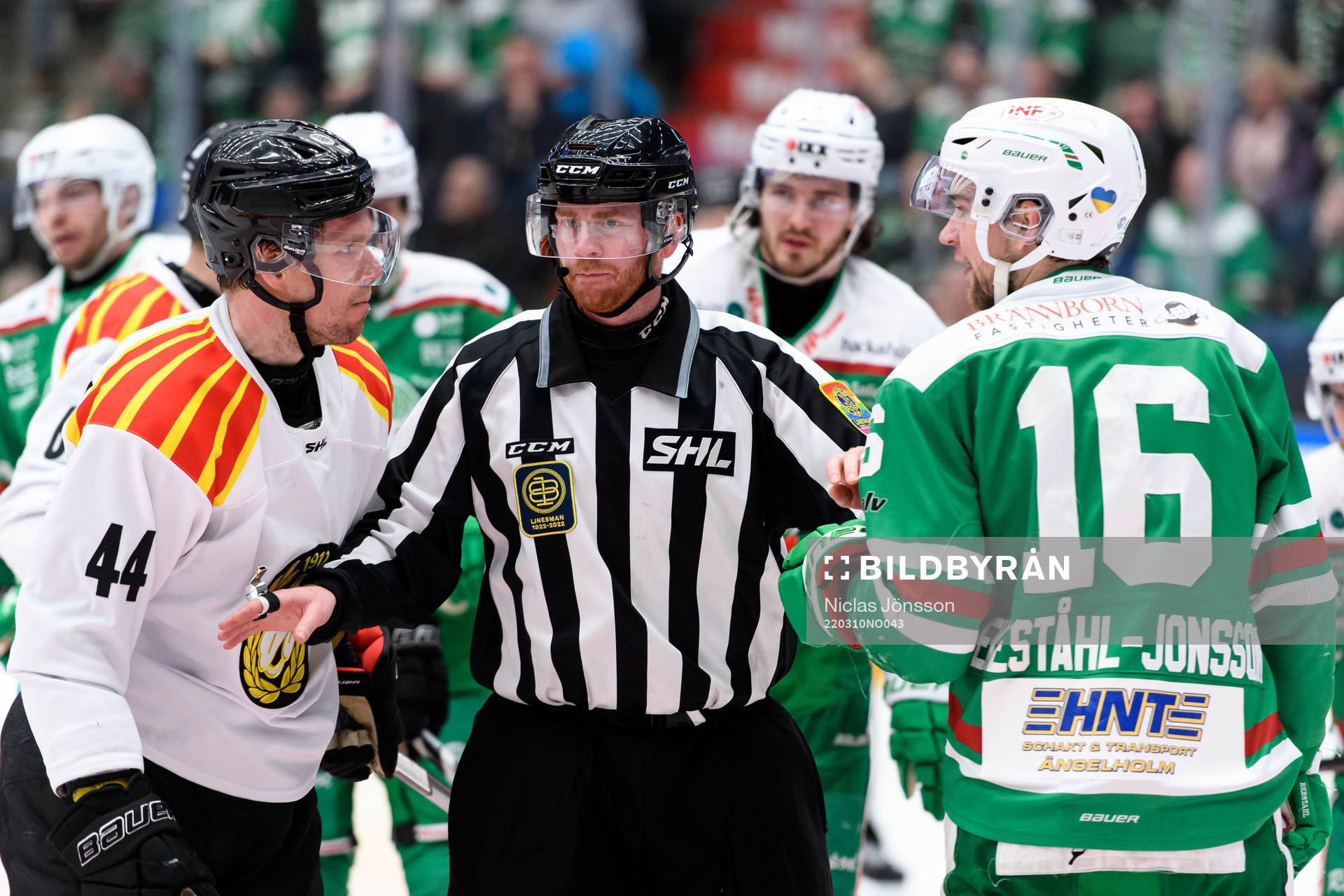 Brynäs Nicklas Danielsson och Rögles Lucas