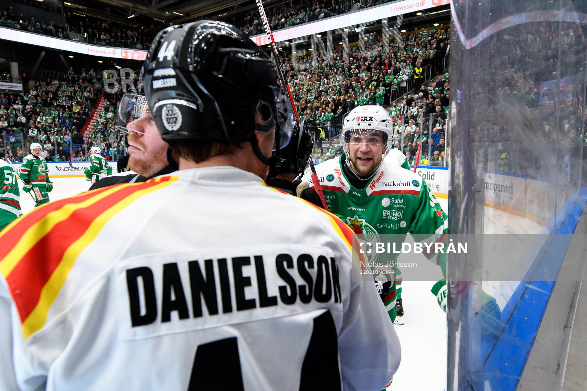 Brynäs Nicklas Danielsson och Rögles Lucas