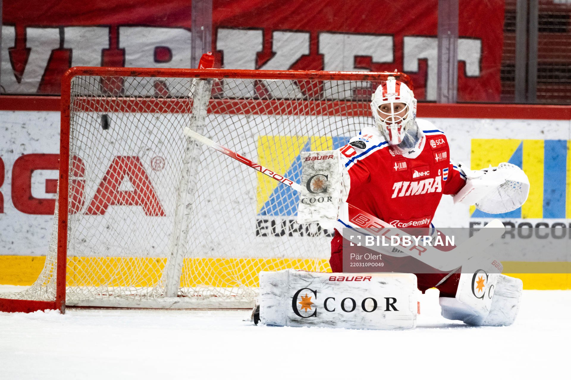 Timrås målvakt Jacob Johansson