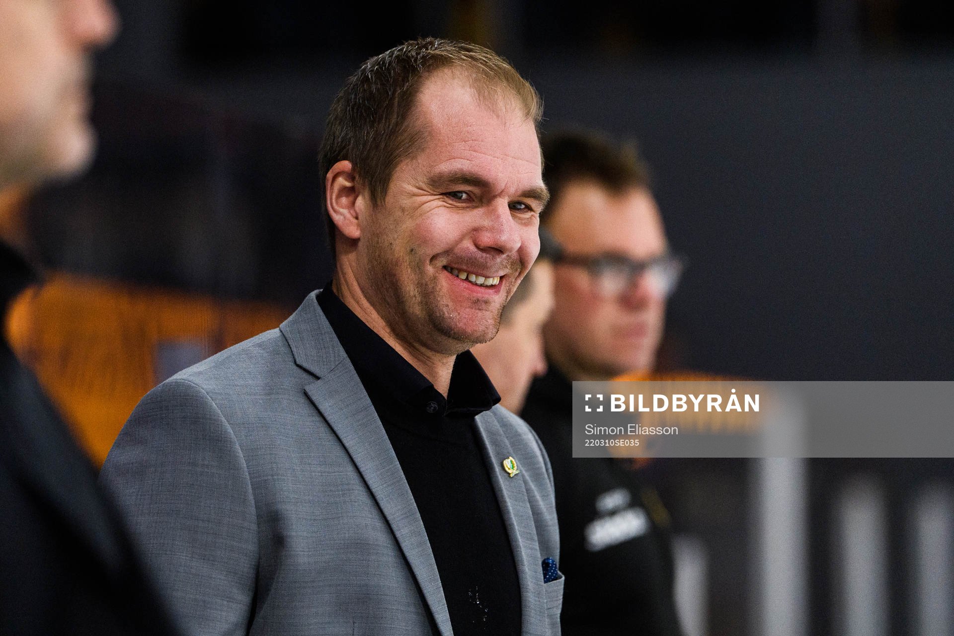 Färjestads tränare Tomas Mitell