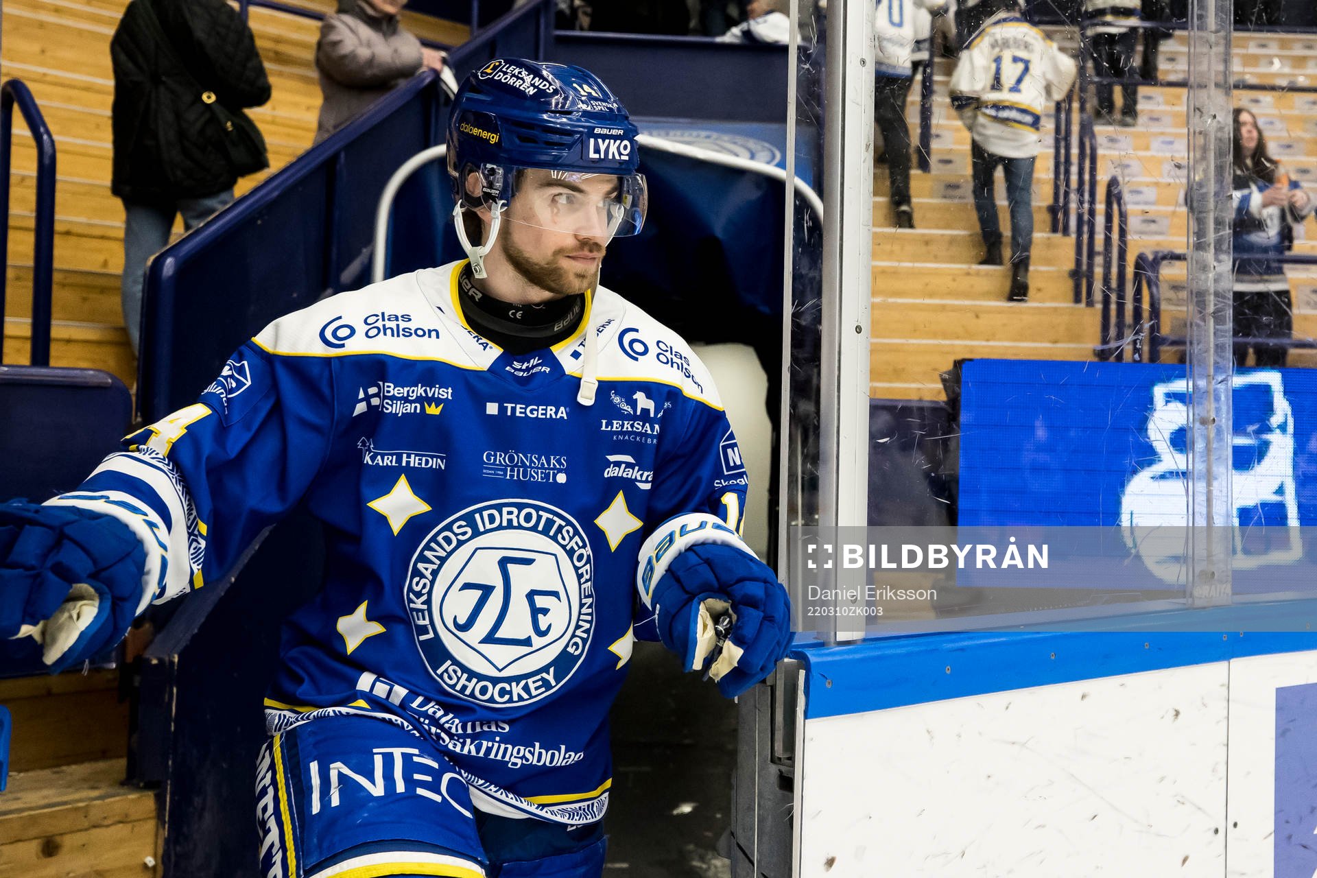 Leksands Oskar Lang utsedd till matchens krigare