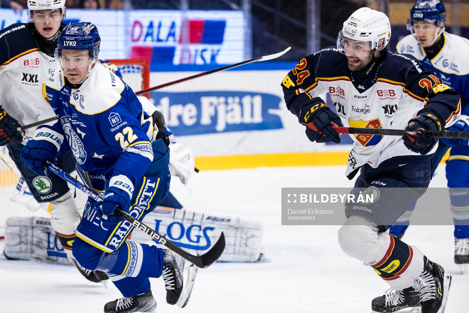 Leksands Tobias Ekberg och Djurgårdens Ludvig Rensfeldt