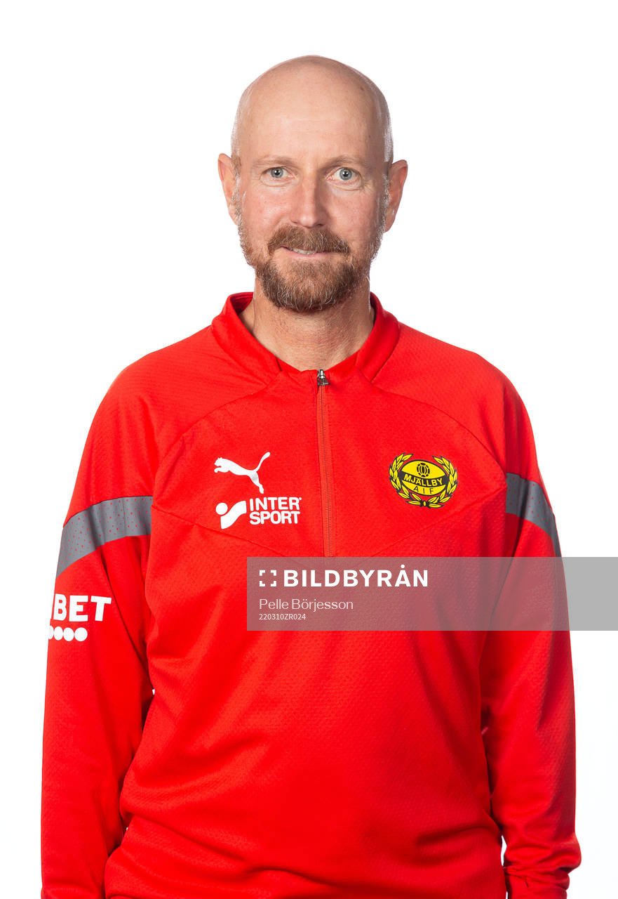 Mjällbys assisterande tränare Stefan Ekstrand