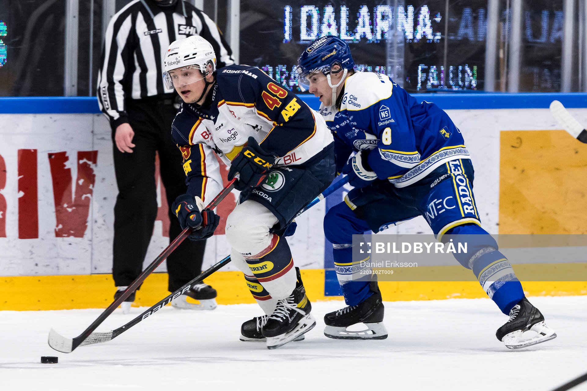 Leksands Matt Caito och Djurgårdens Rhett Rakhshani