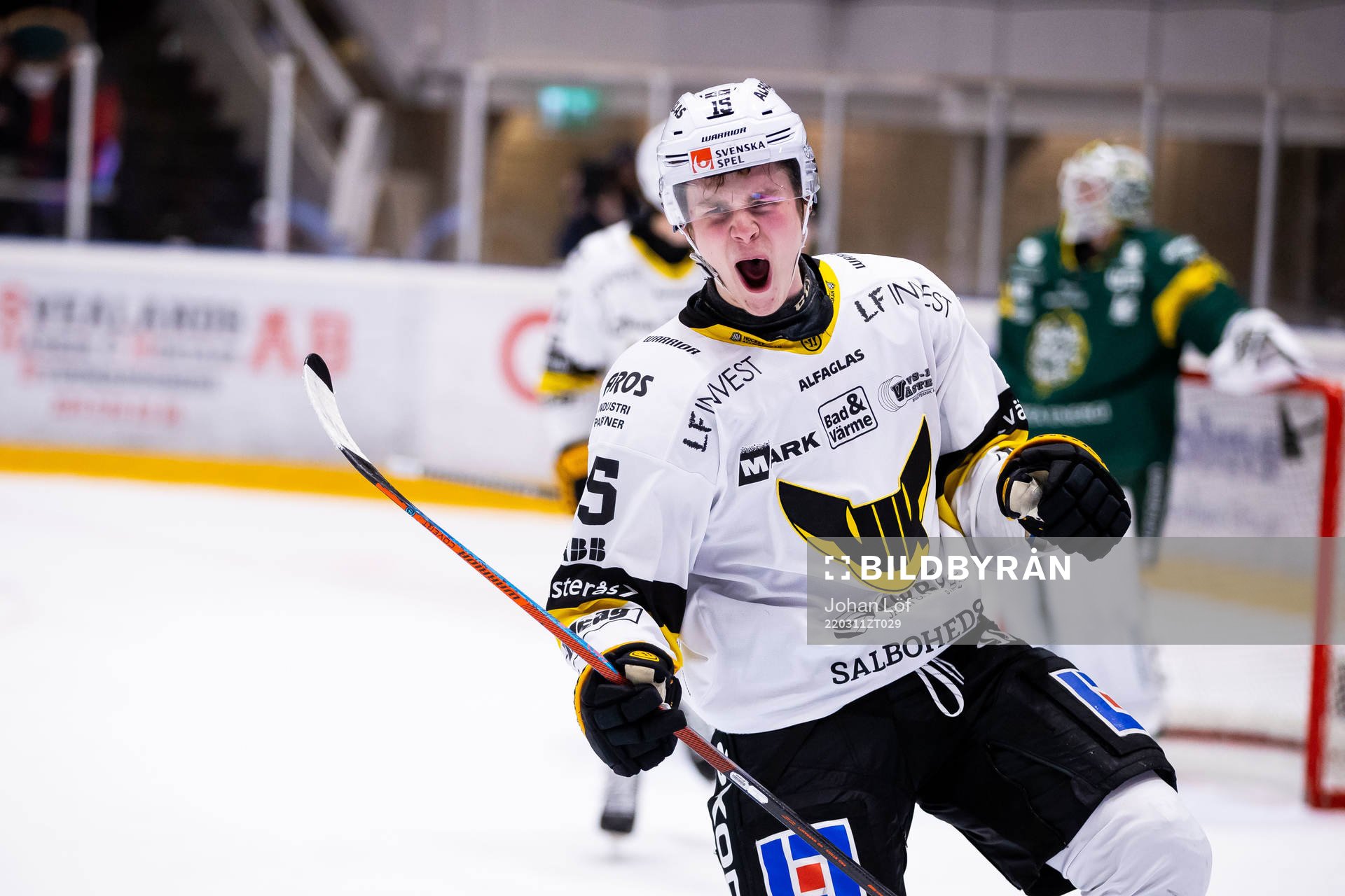 Västerås Filip Wiberg jublar