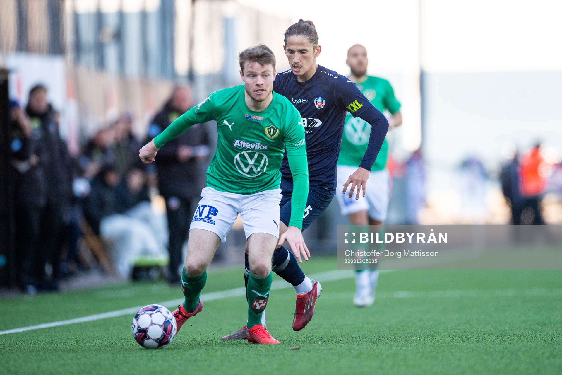 Jönköpings Daniel Ljung och Helsingborgs Ervin Gigović