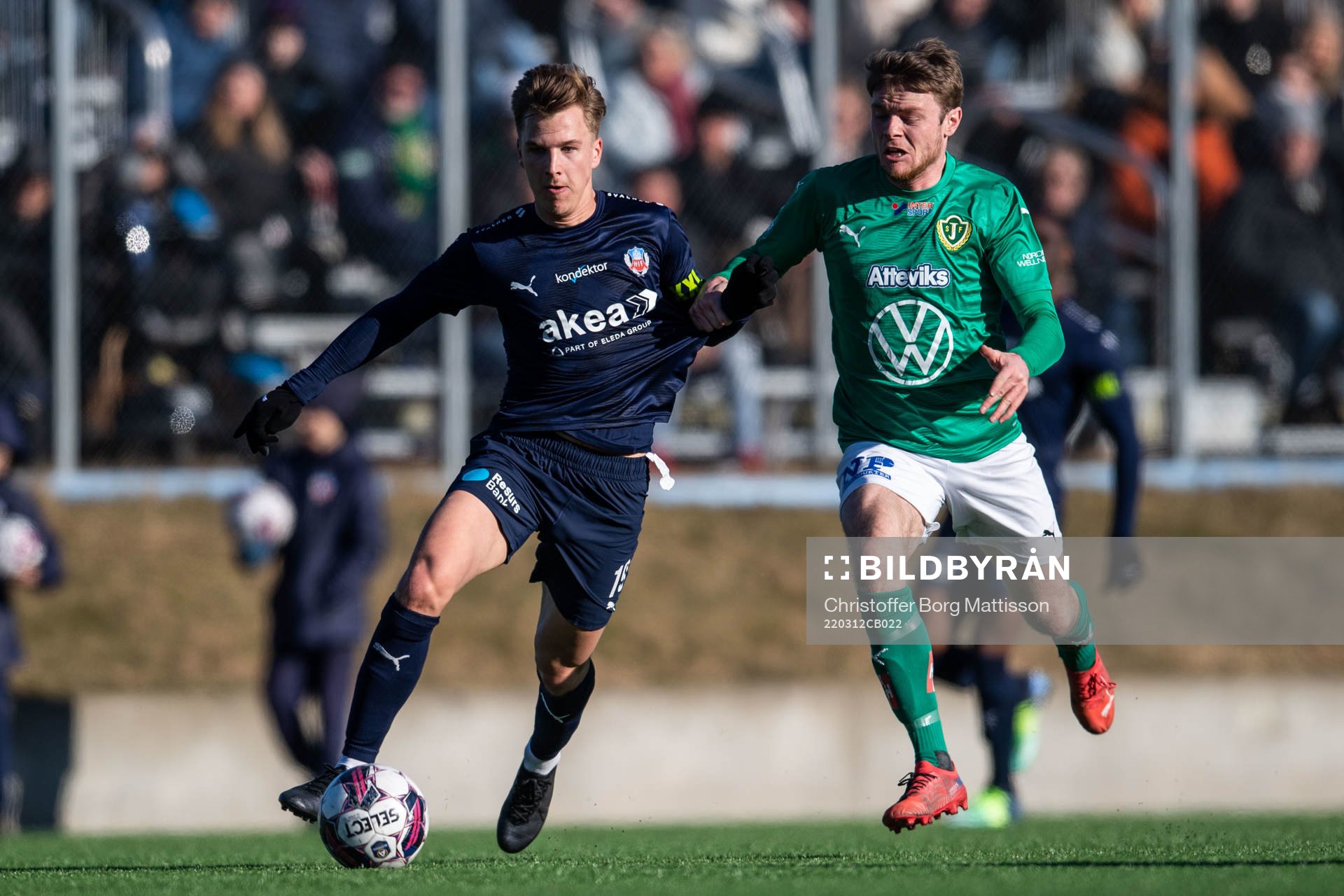 Helsingborgs Lucas Lingman och Jönköpings Daniel Ljung