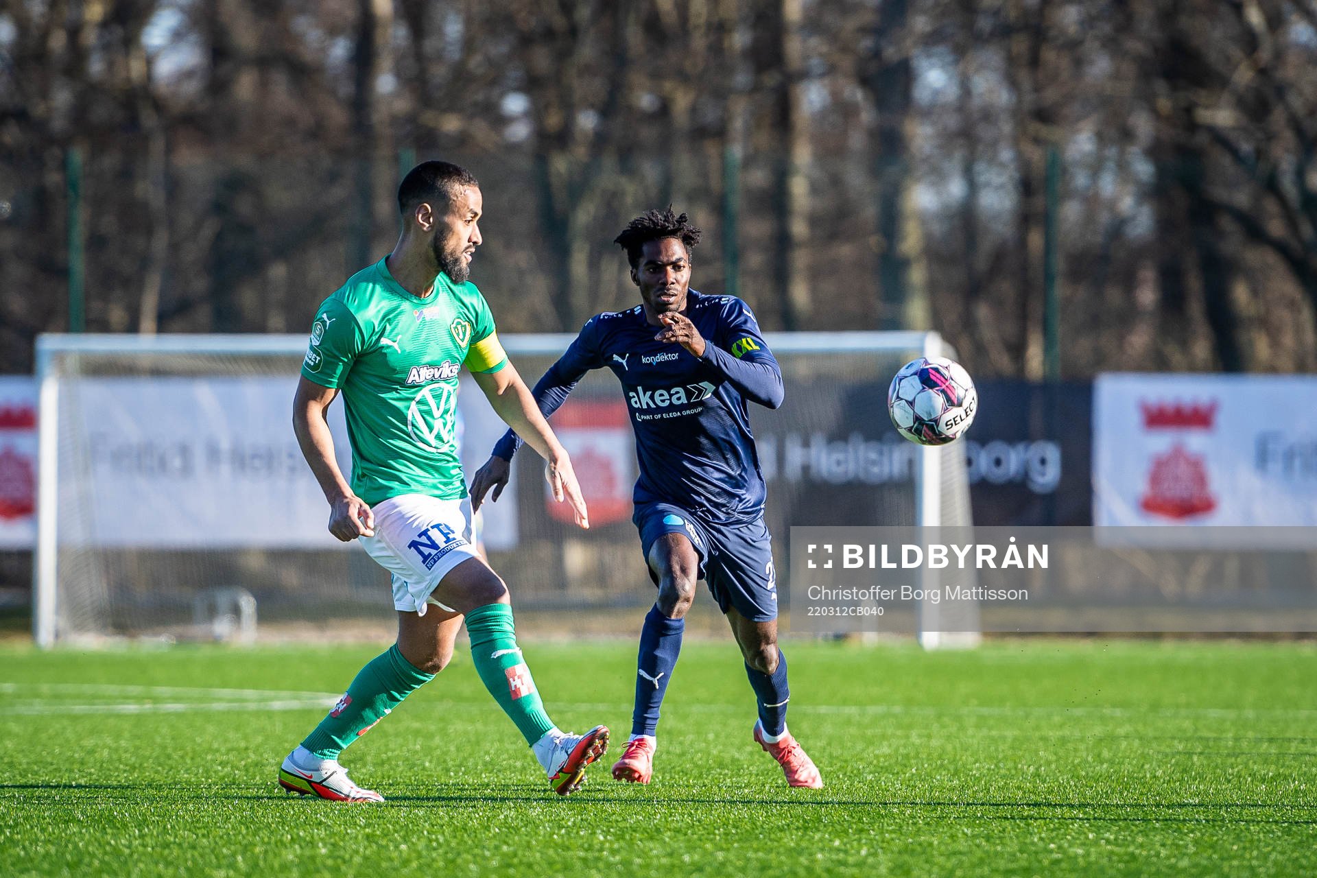 Jönköpings Junes Barny och Helsingborgs Benjamin Acquah