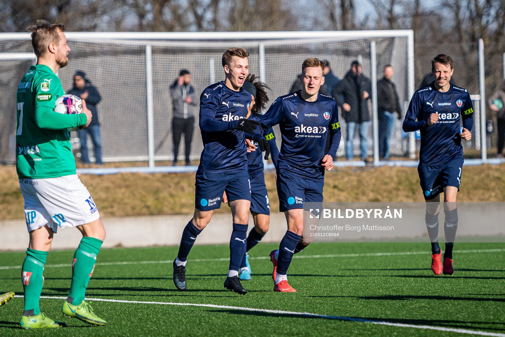 Helsingborgs Lucas Lingman jublar