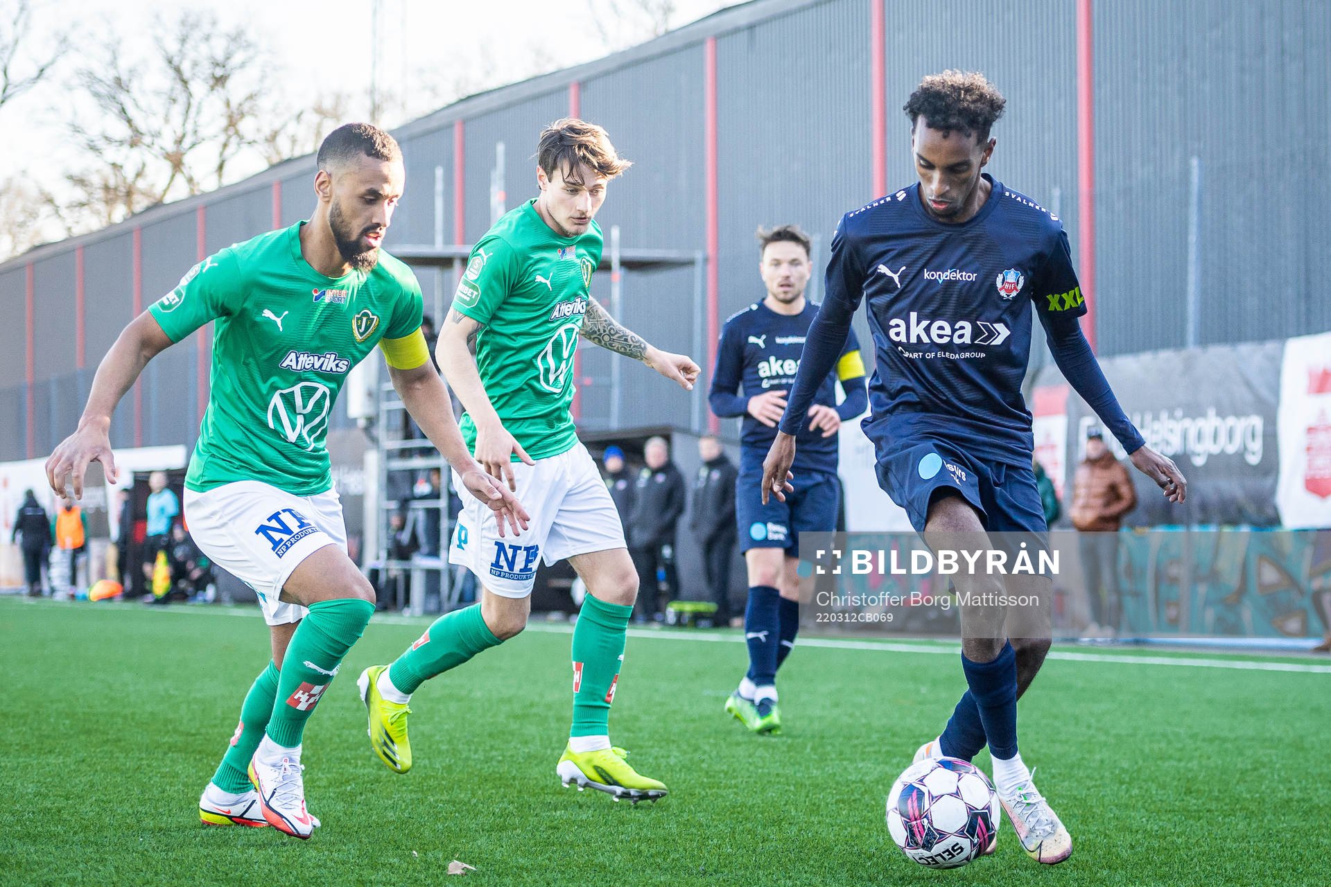 Helsingborgs Taha Ali mot Jönköpings Junes Barny