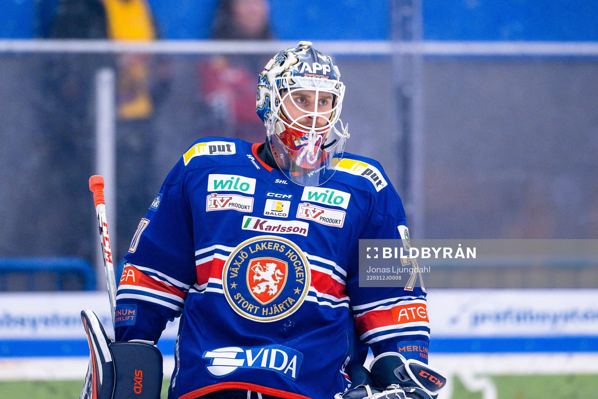 Växjös målvakt Adam Åhman