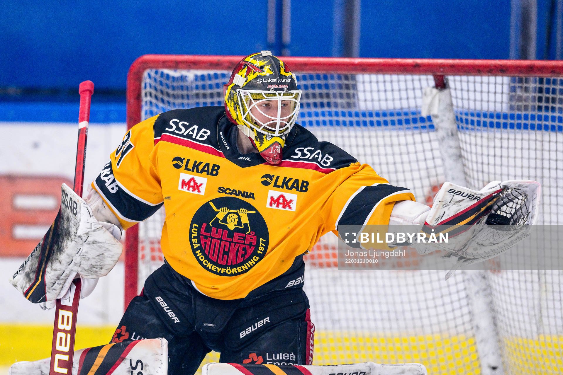 Luleås målvakt Joel Lassinantti