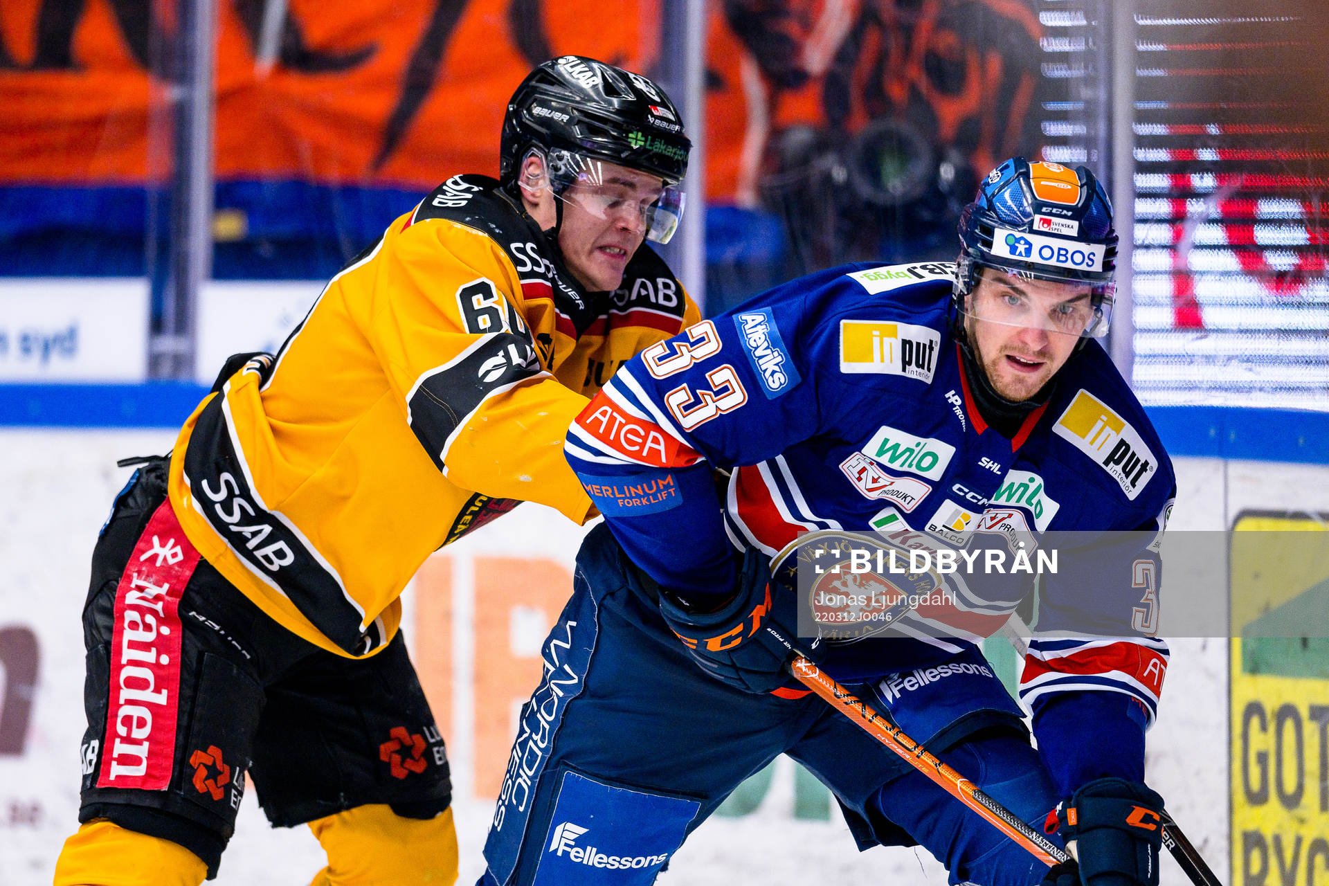 Luleås Julius Honka och Växjös Julius Nättinen