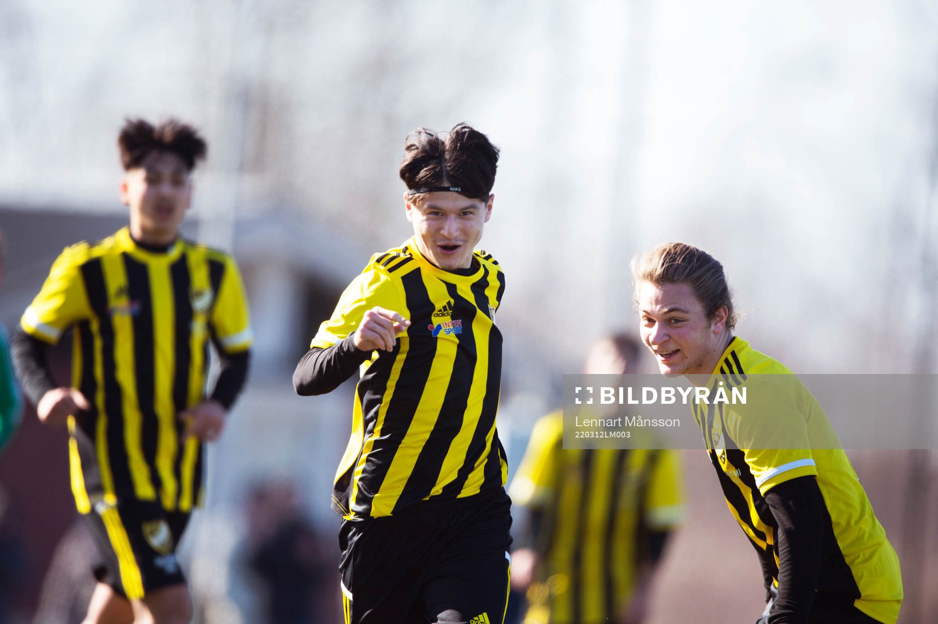 IFK Hässleholms Meraj Haidari i matchen i DM för U19