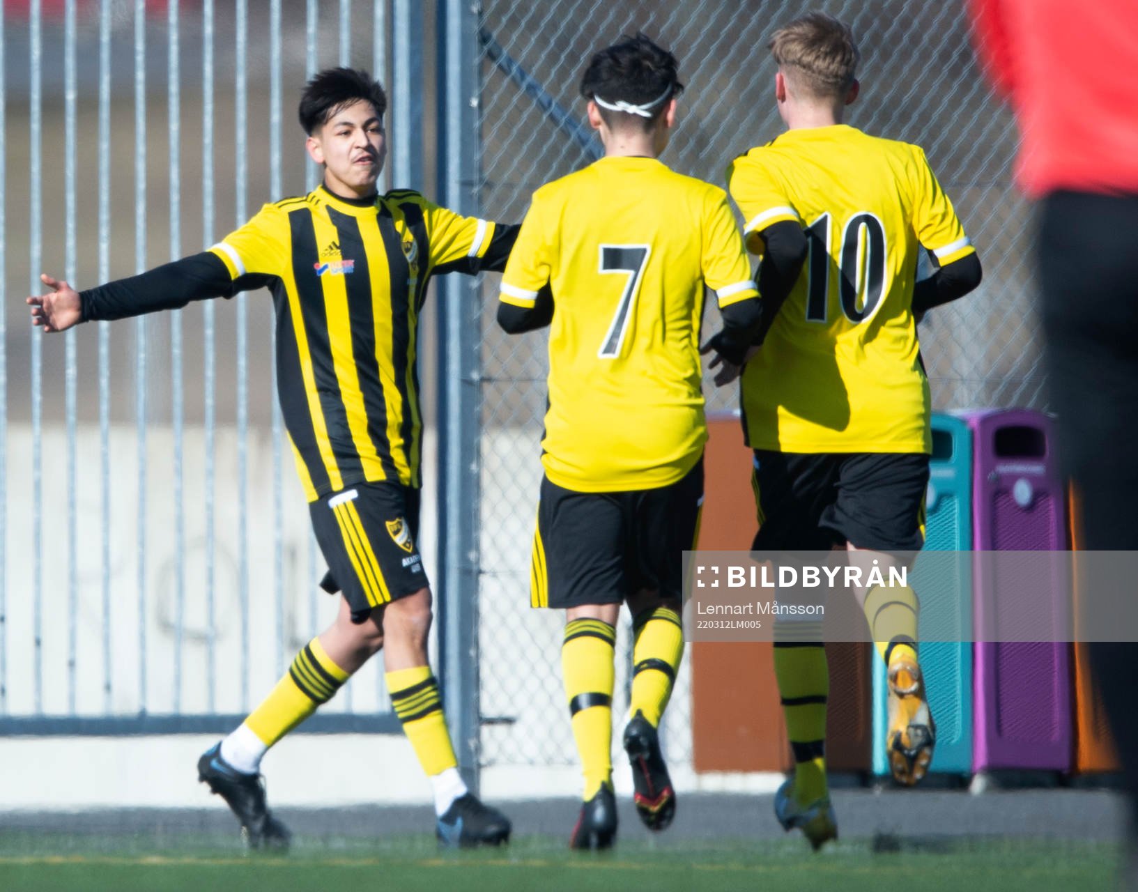 i matchen i DM för U19 mellan IFK Hässleholm och