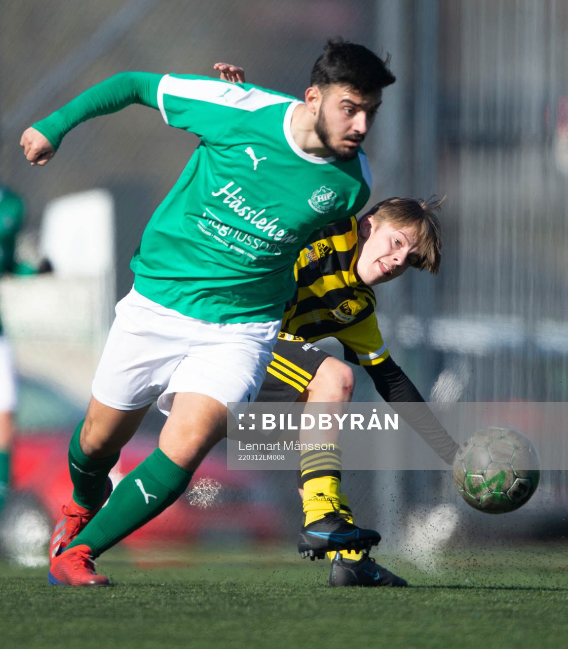 i matchen i DM för U19 mellan IFK Hässleholm och