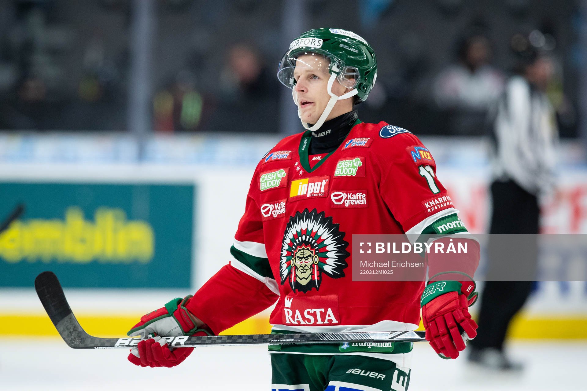 Frölundas Max Friberg deppar
