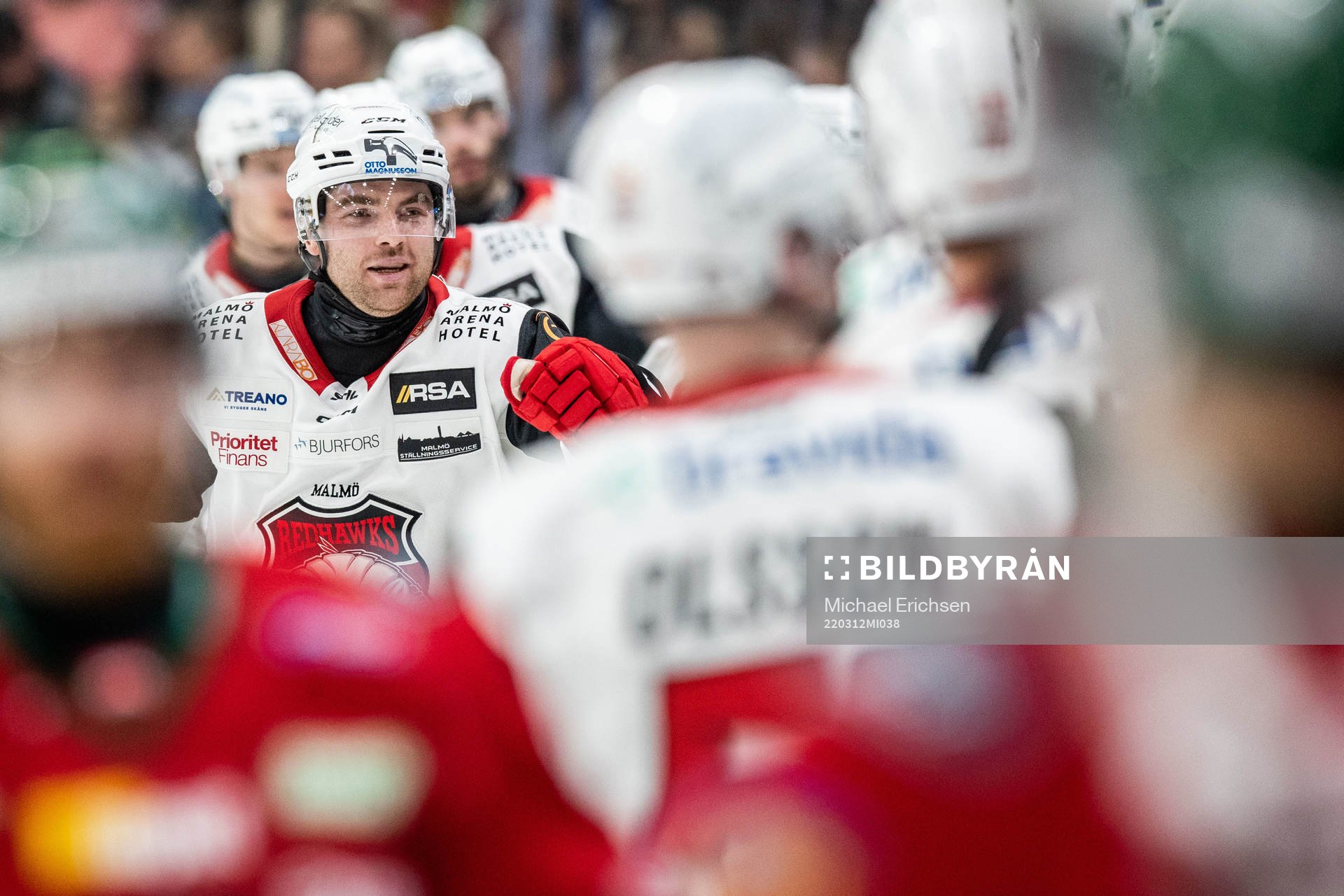 Malmö Redhawks Ponthus Westerholm jublar