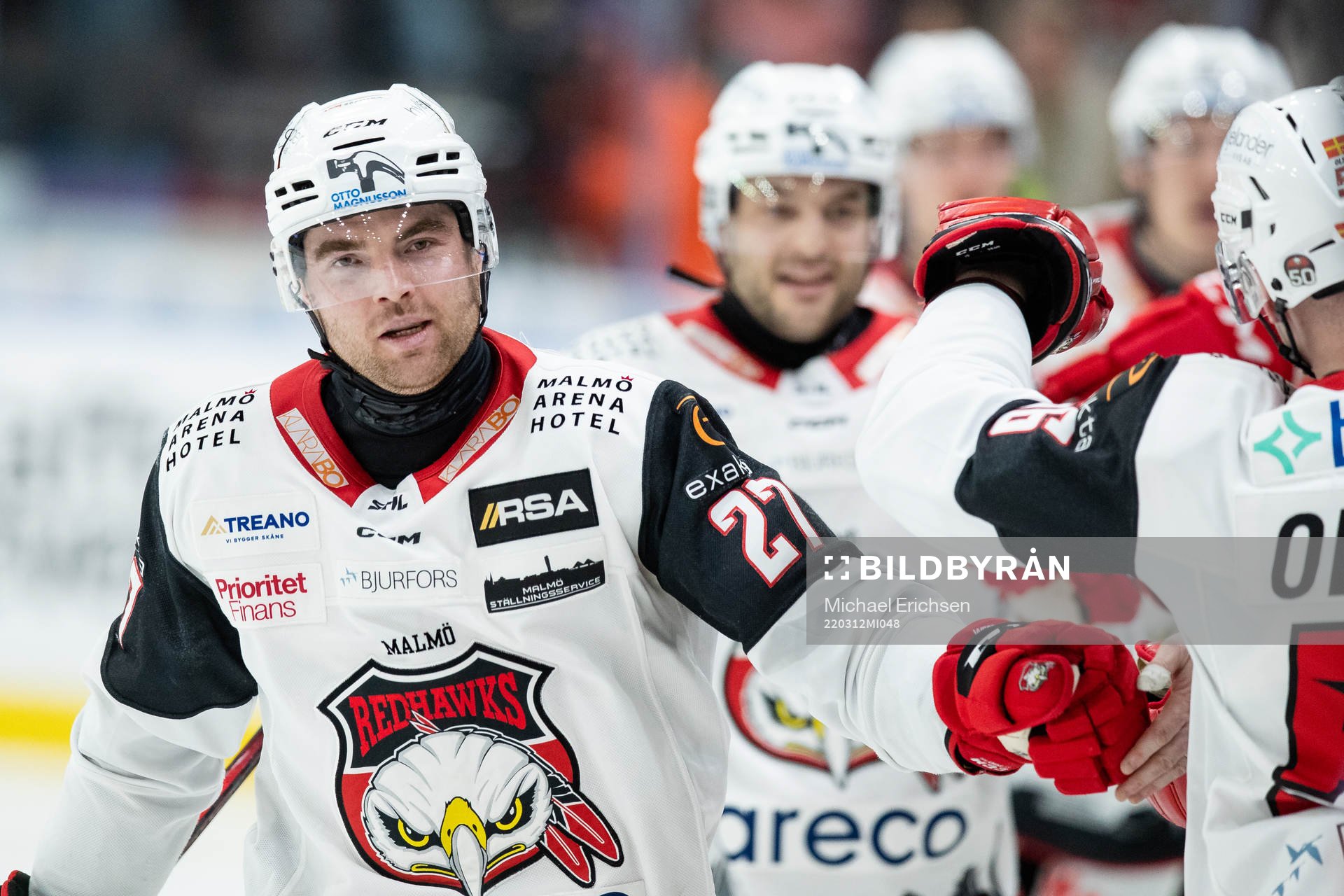 Malmö Redhawks Ponthus Westerholm jublar