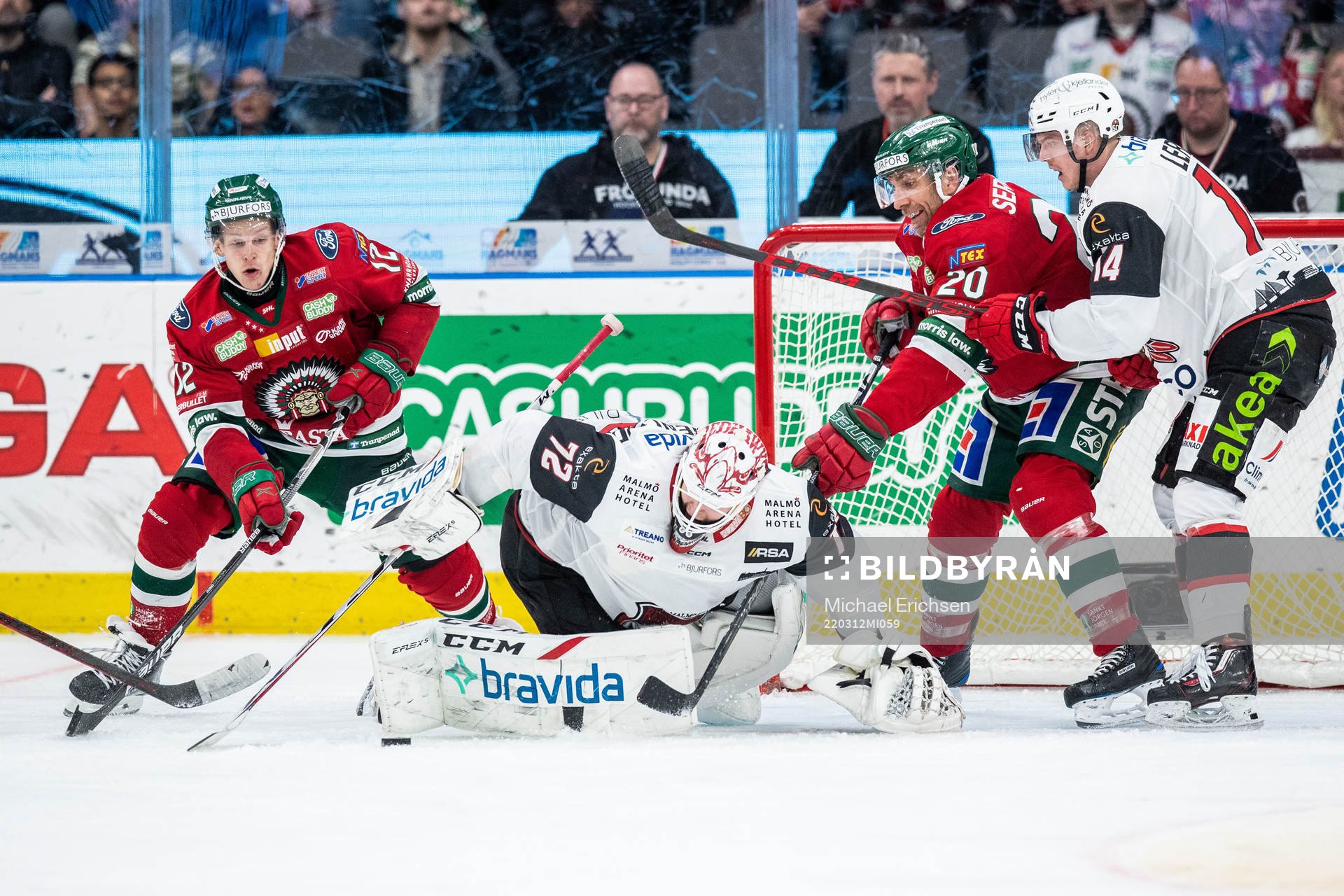 Frölundas Max Friberg och Joel Lundqvist