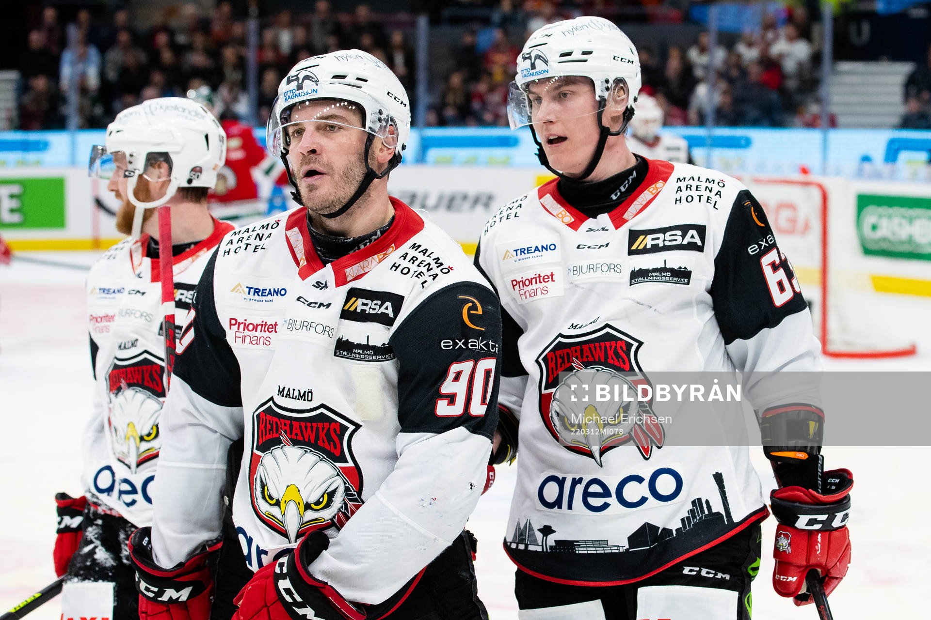 Malmö Redhawks Lance Bouma och Fredrik Händemark